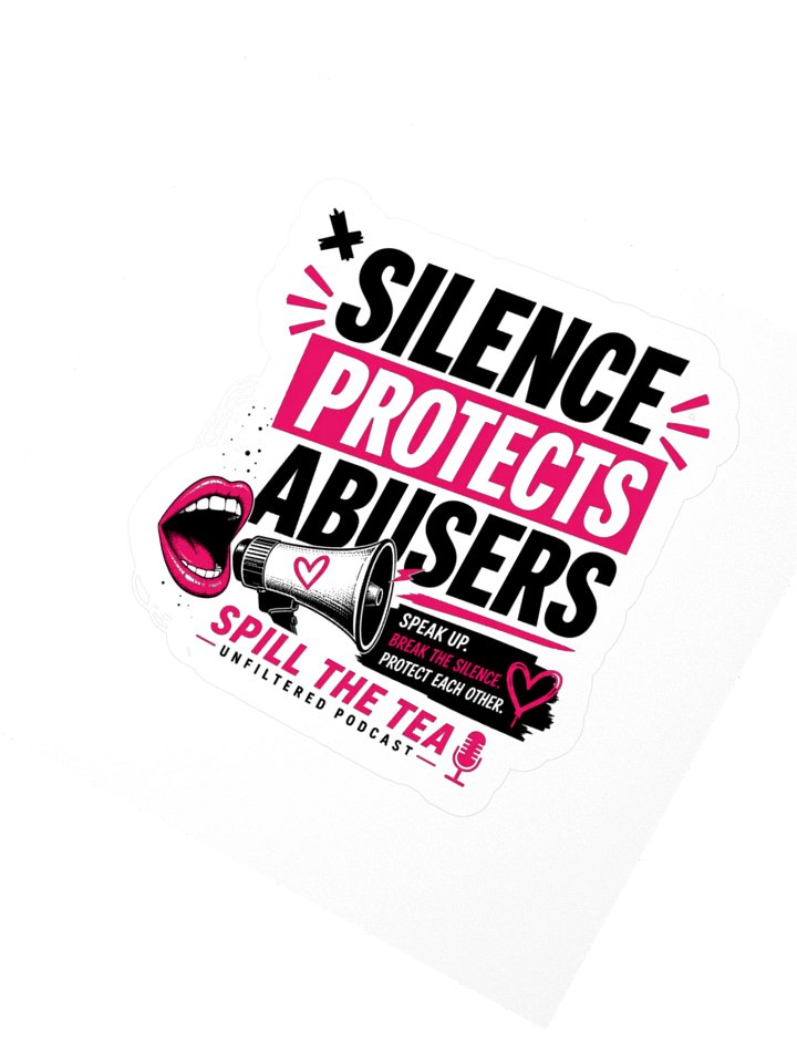 Break the Silence Kiss Cut Sticker product image (2)