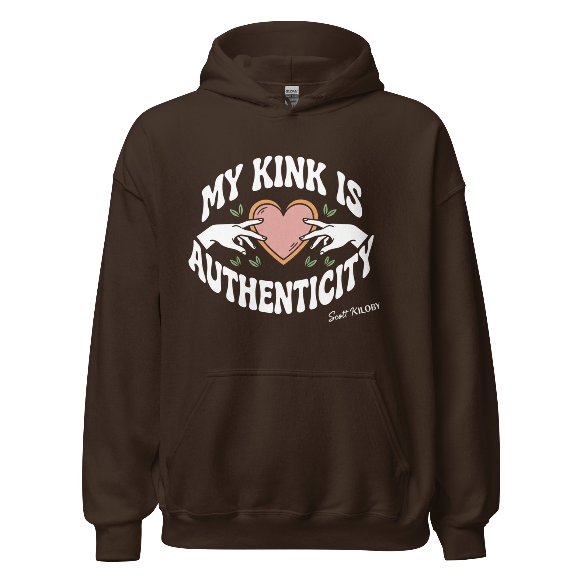 “My Kink Is Authenticity” Dark Chocolate Classic Unisex Hoodie product image (1)
