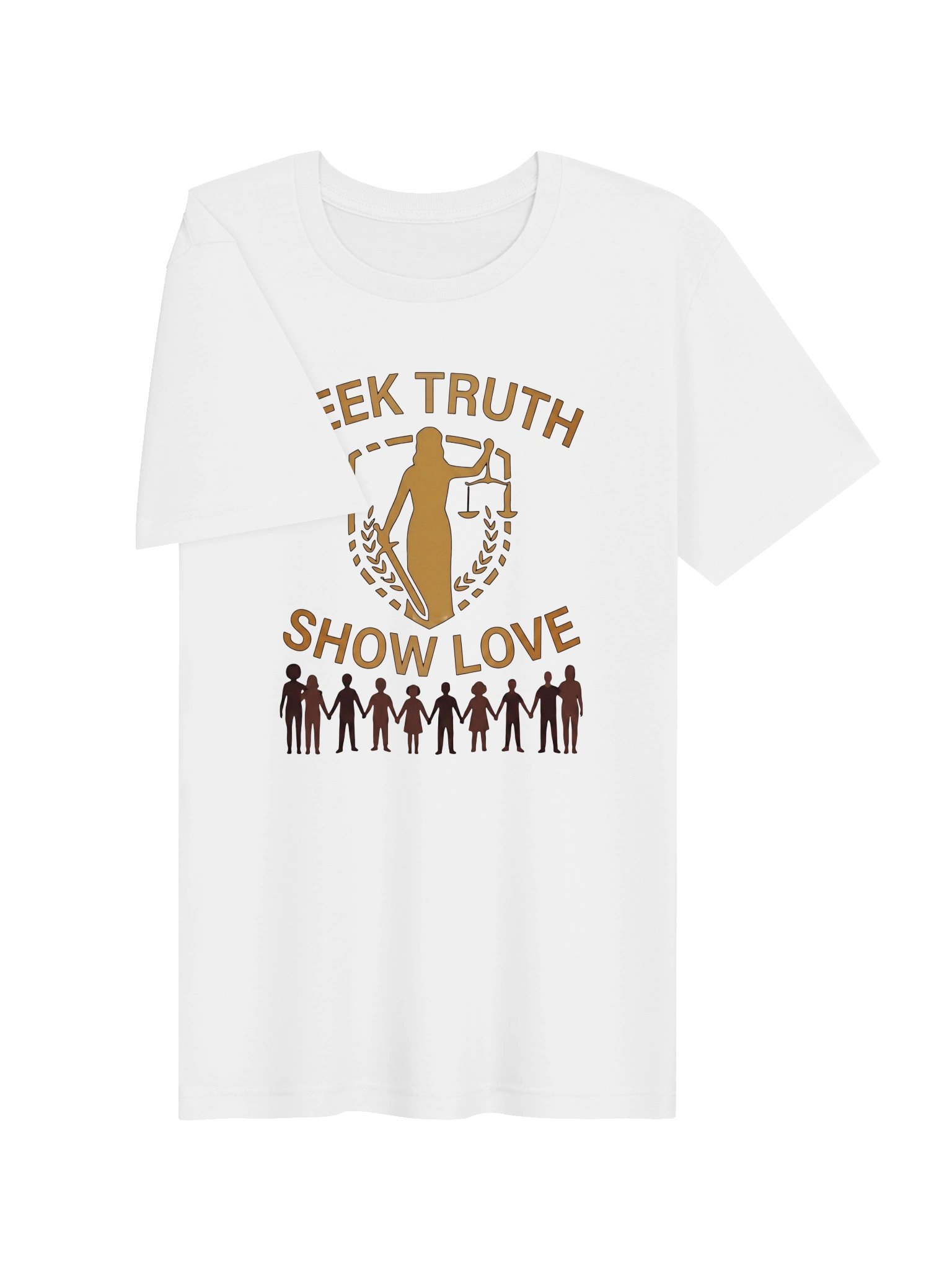 Seek Truth Show Love Statement Tee product image (3)