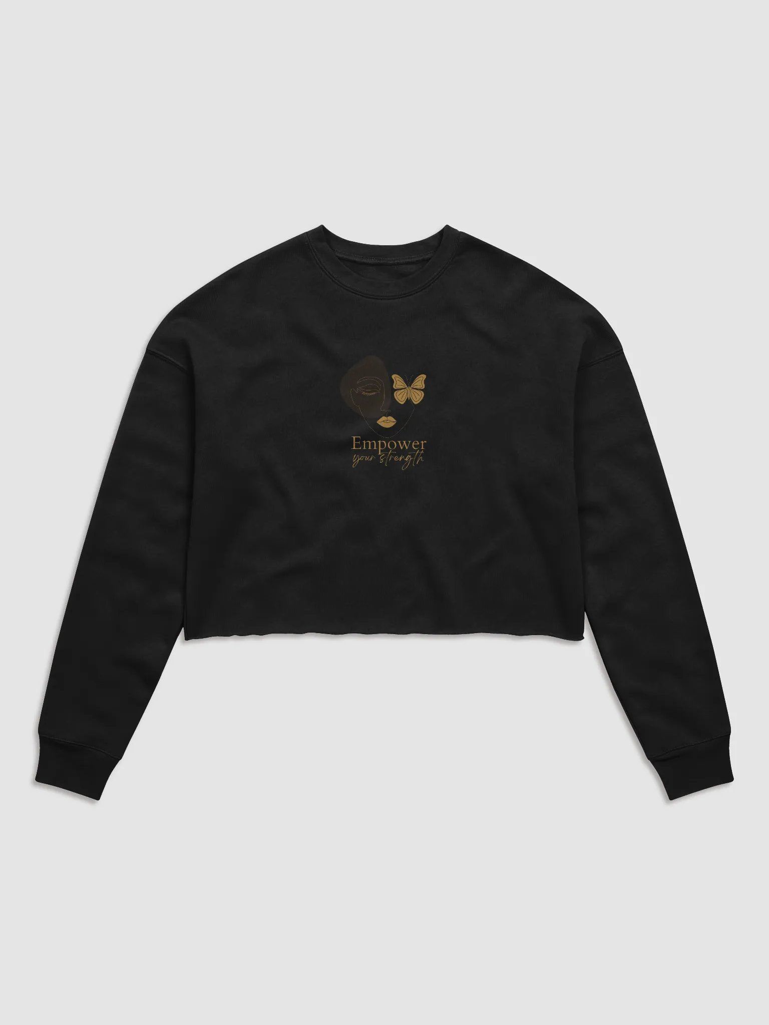 Women's Fleece Crop Sweatshirt BCFB0122 product image (5)