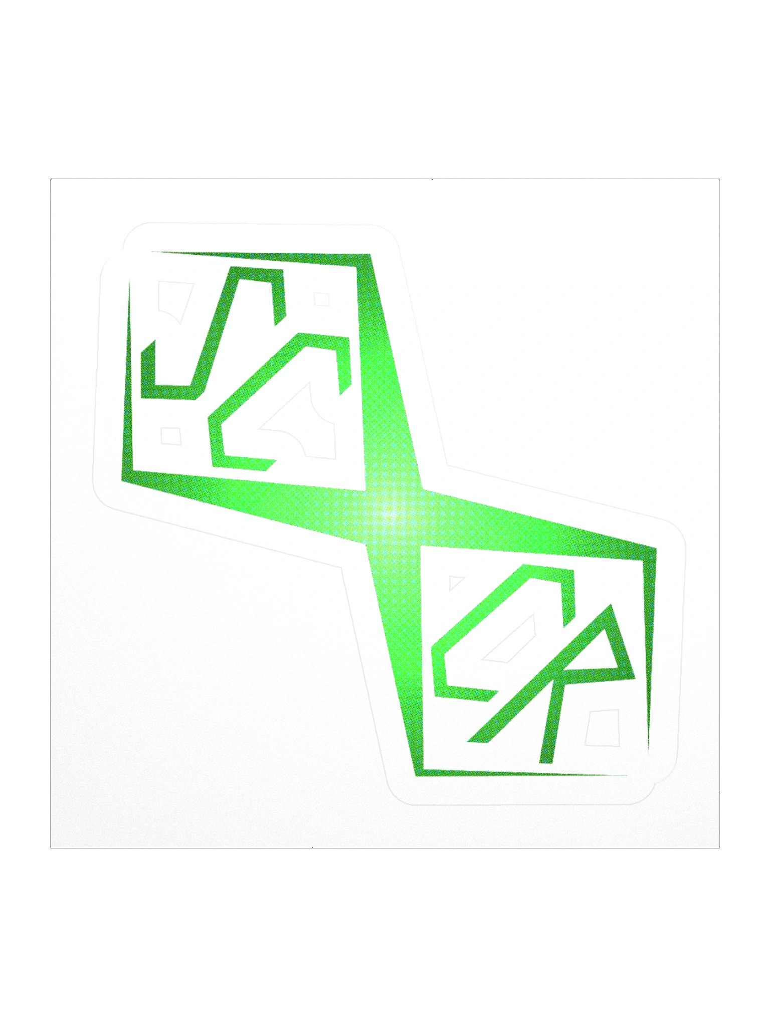Green X Sticker product image (1)