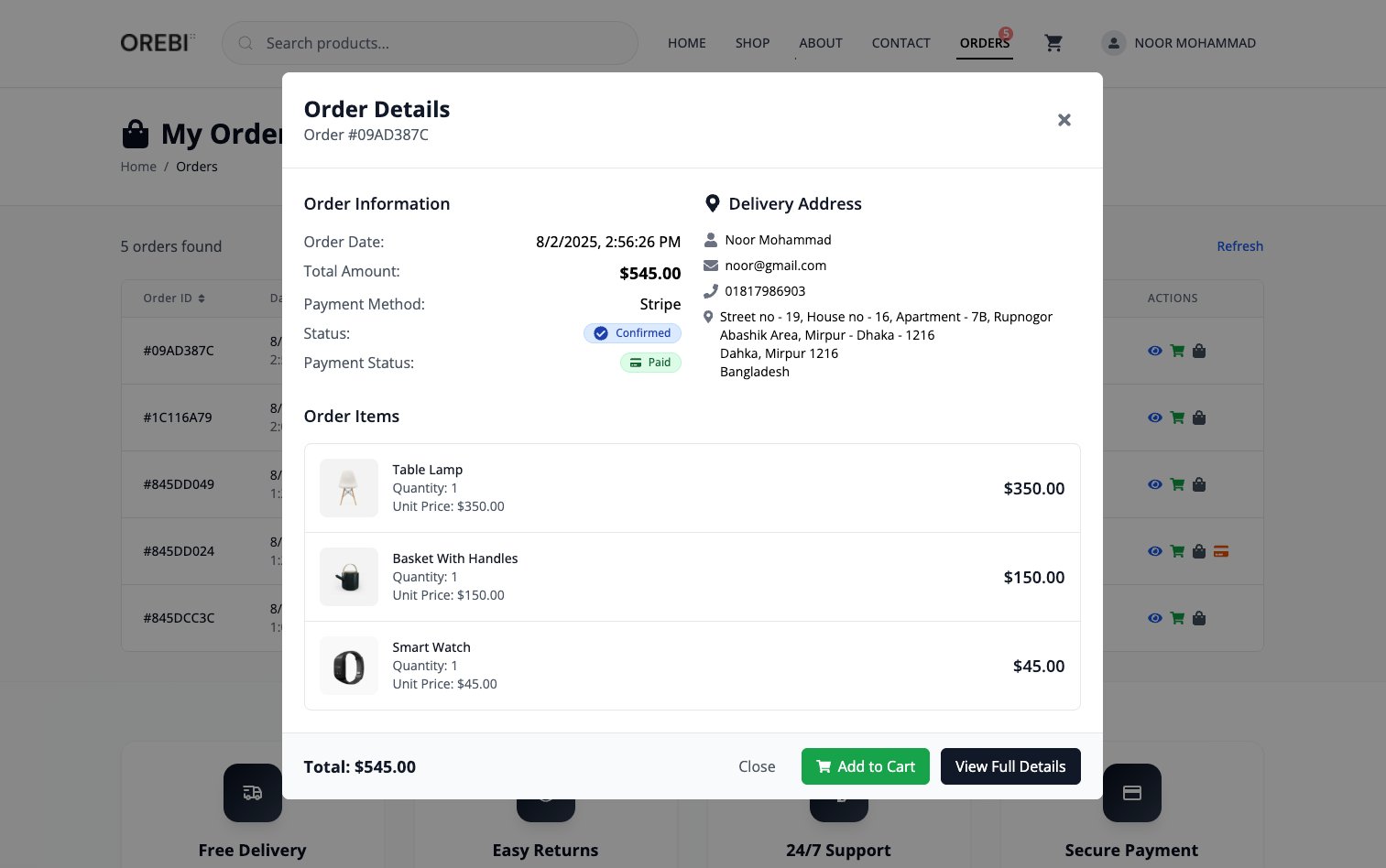 Orebi Shopping - Premium Full-Stack E-Commerce Platform product image (6)