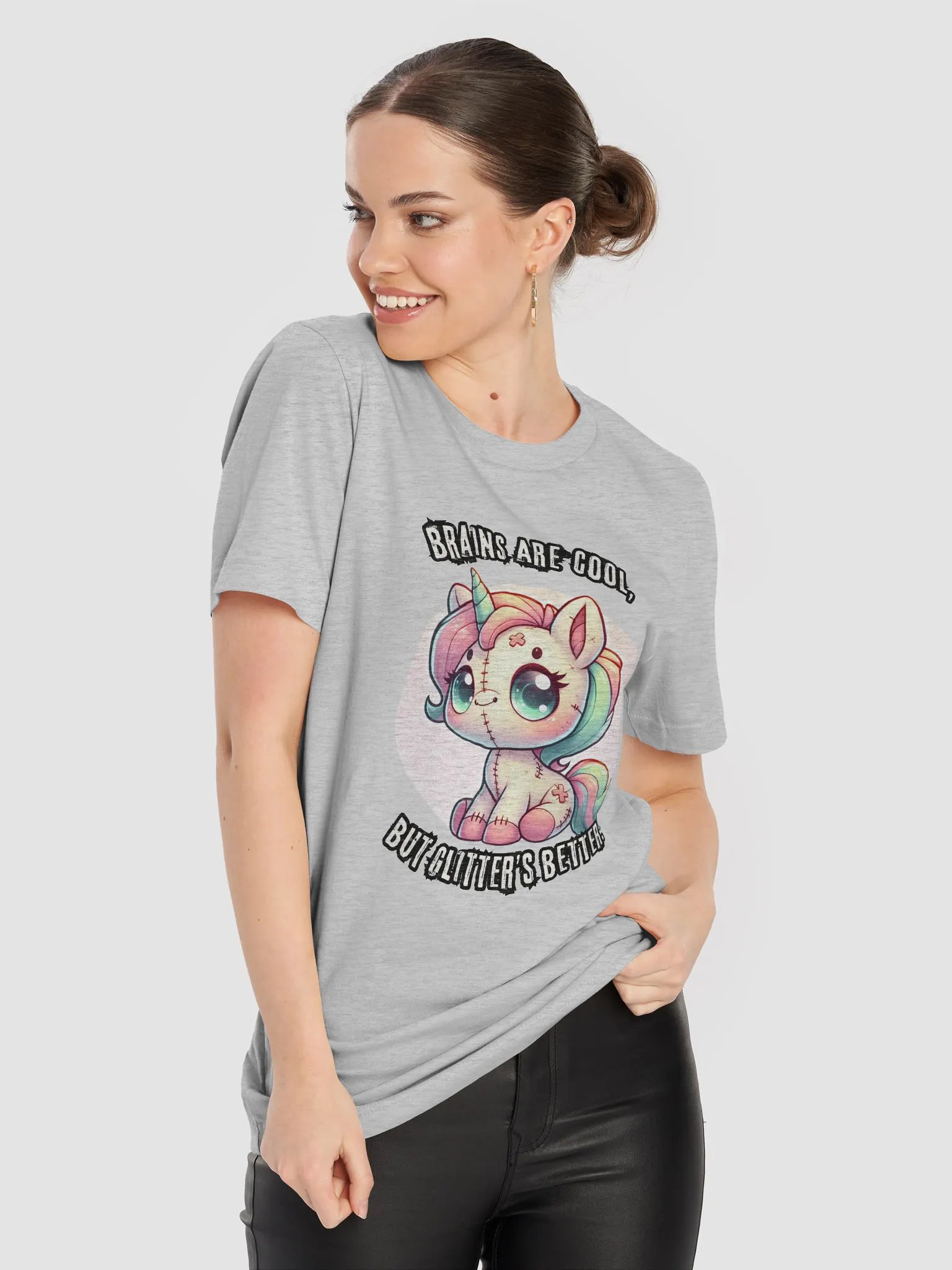 Stitched Unicorn Glitter Tee product image (47)