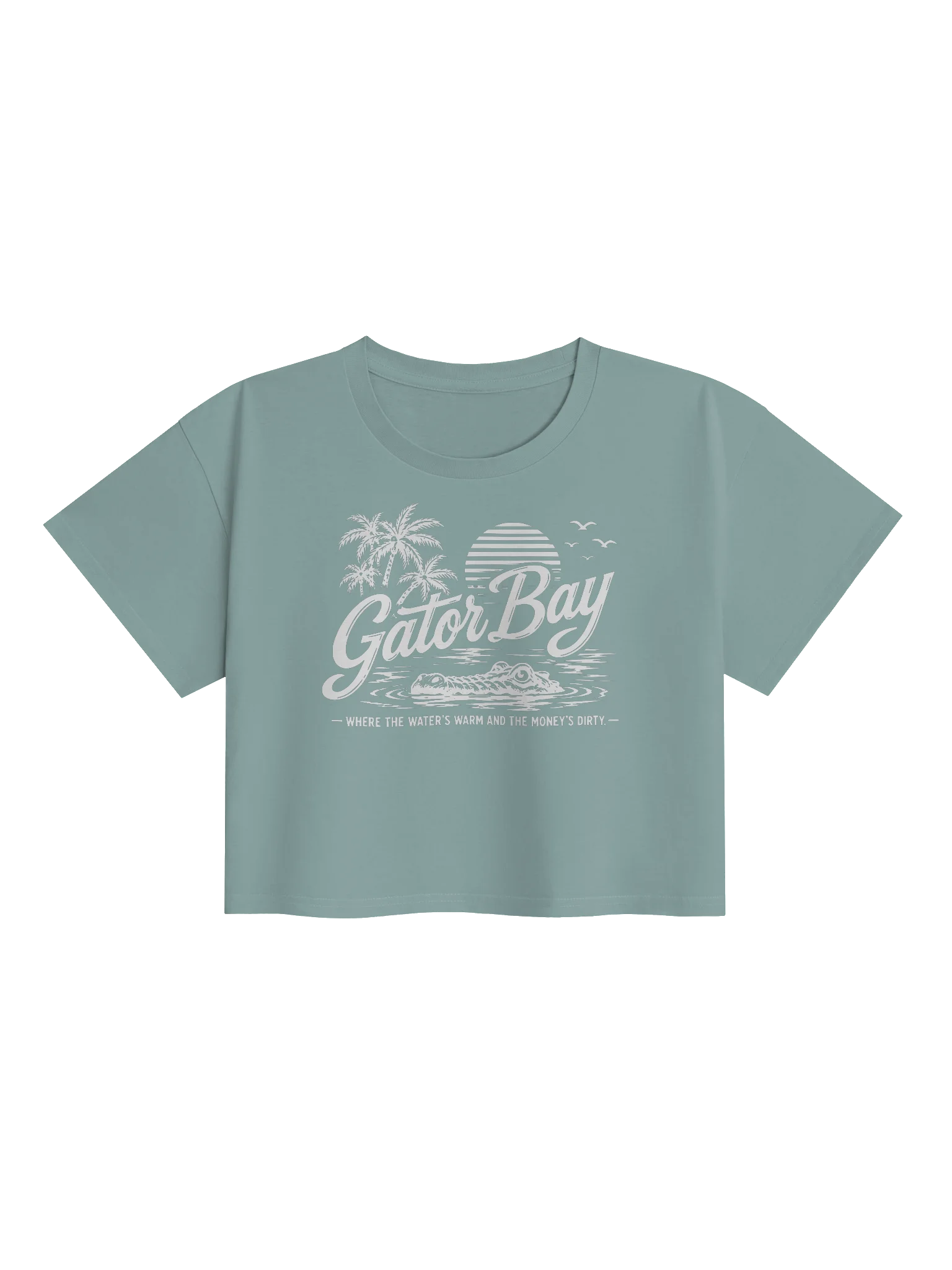 Gator Bay Swamp Souvenir Crop Top