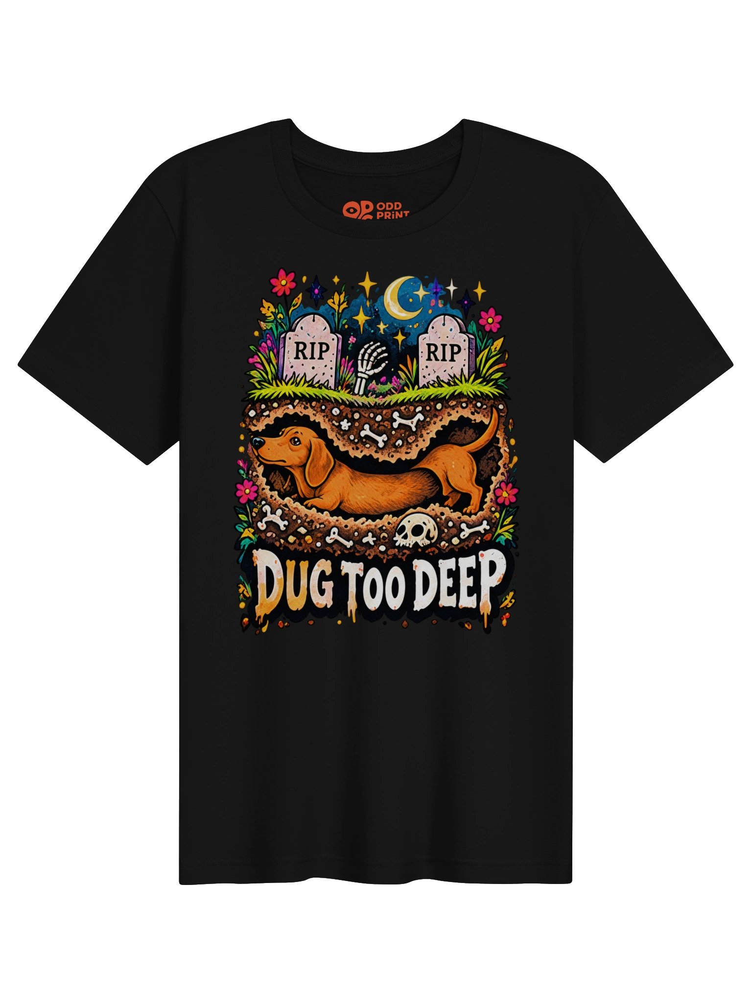 Dachshund Halloween T-Shirt – Dug Too Deep product image (5)