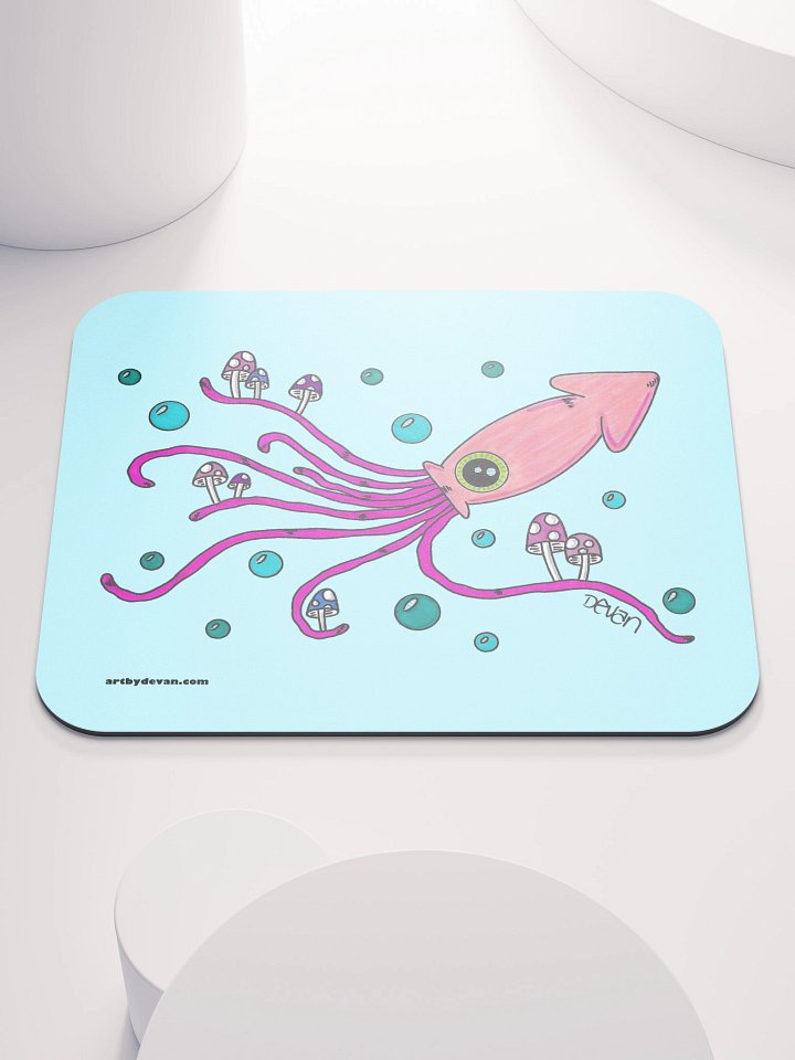 Mushroom Squid Mousepad product image (1)