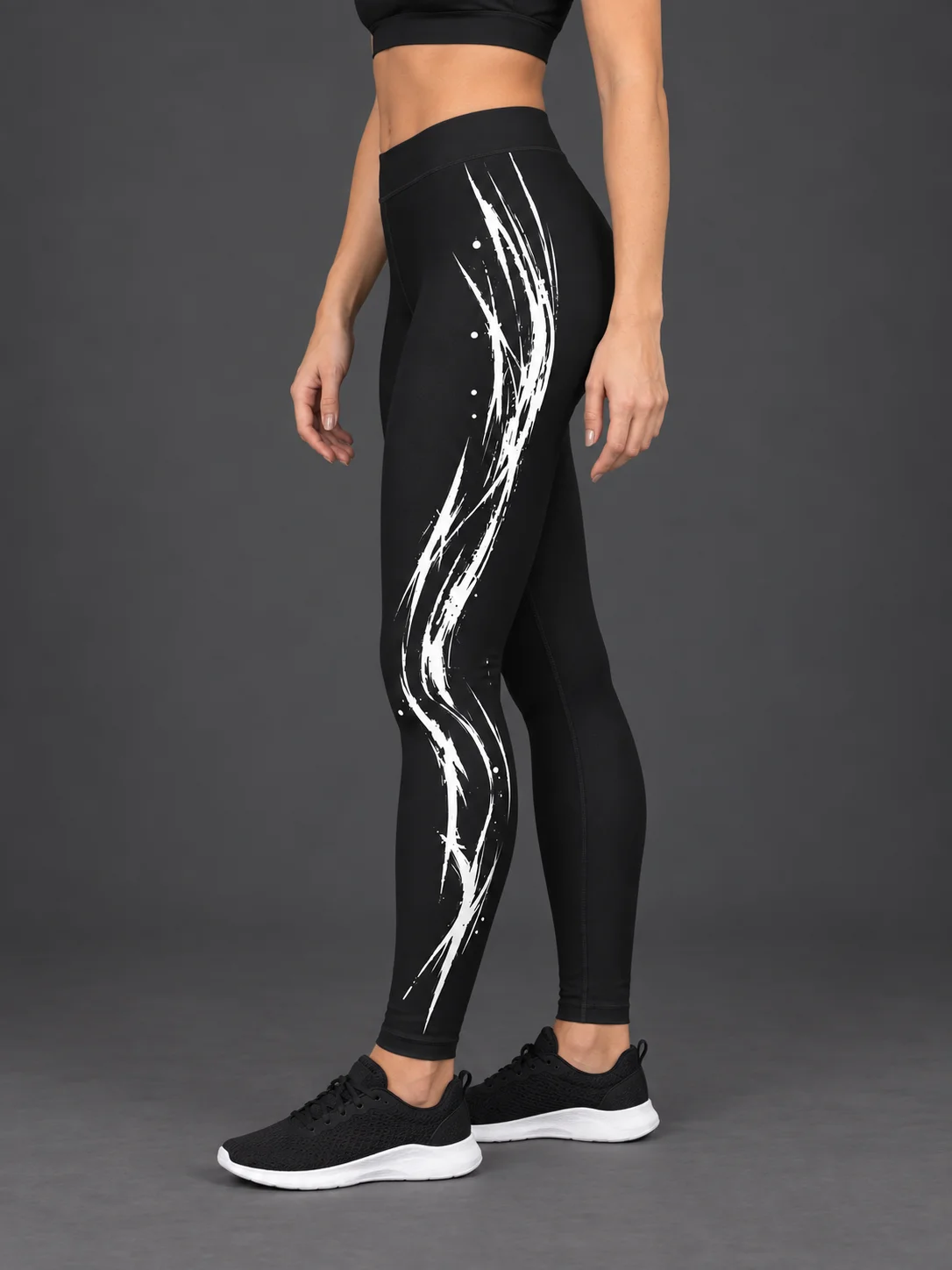 BLAVK NOCTURNE Women’s Sport Leggings — Black product image (3)