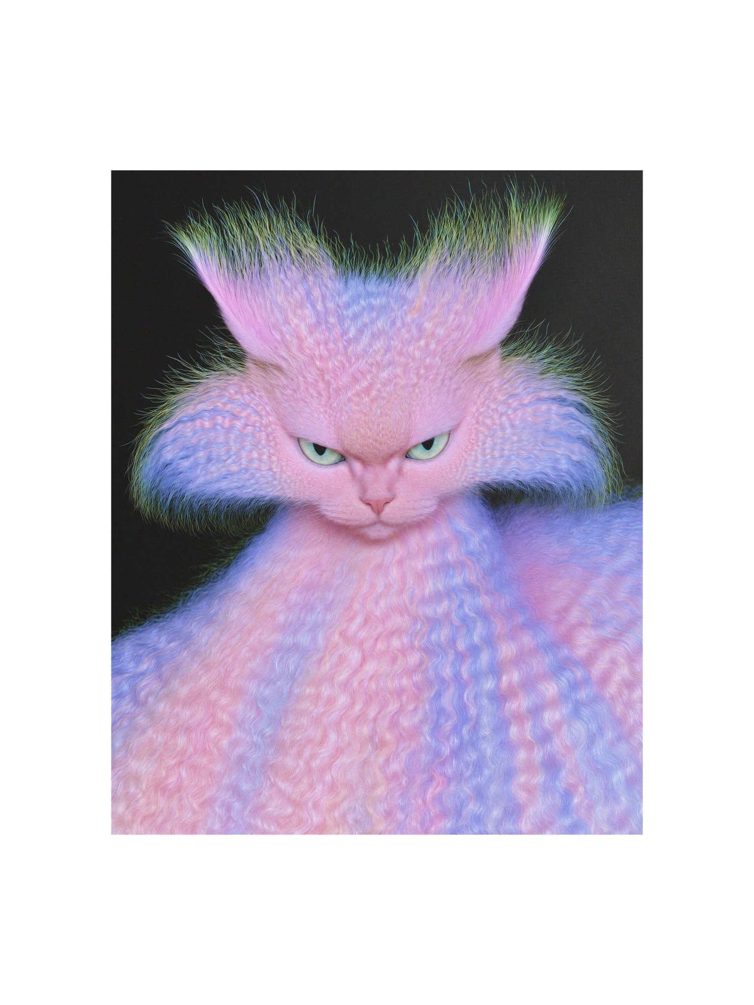 Aura Cat 003 Matte Paper Poster product image (1)