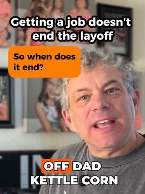 Does a layoff end when you get a new job? #jobsearch #lifelessons #buildinpublic #popcorn 