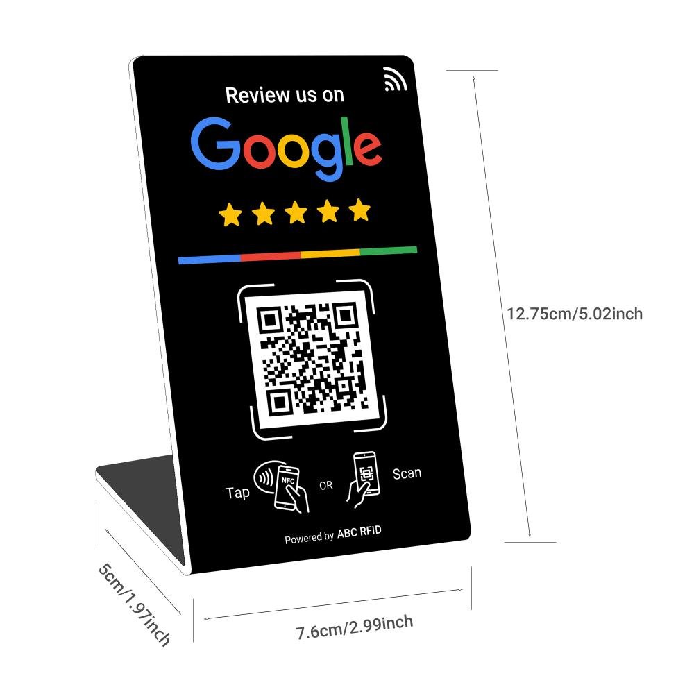 Google Review Stand (NFC Tap + QR Code) Small product image (6)