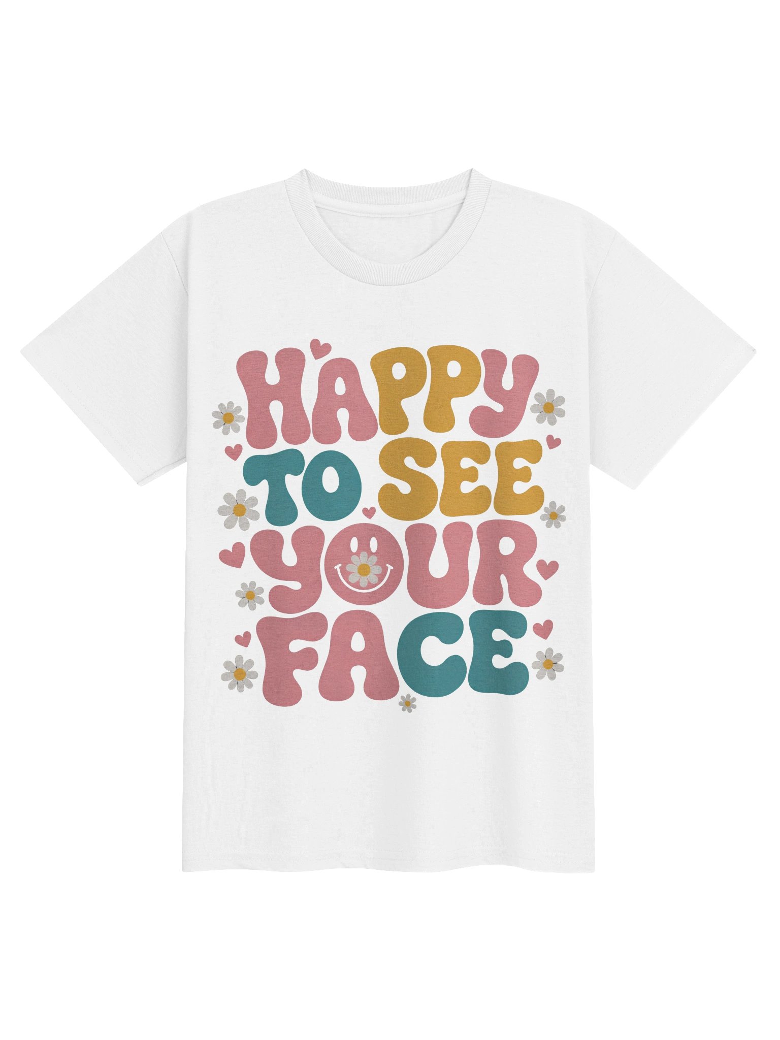 Happy to See Your Face Teacher Tee 🌼😊 product image (2)