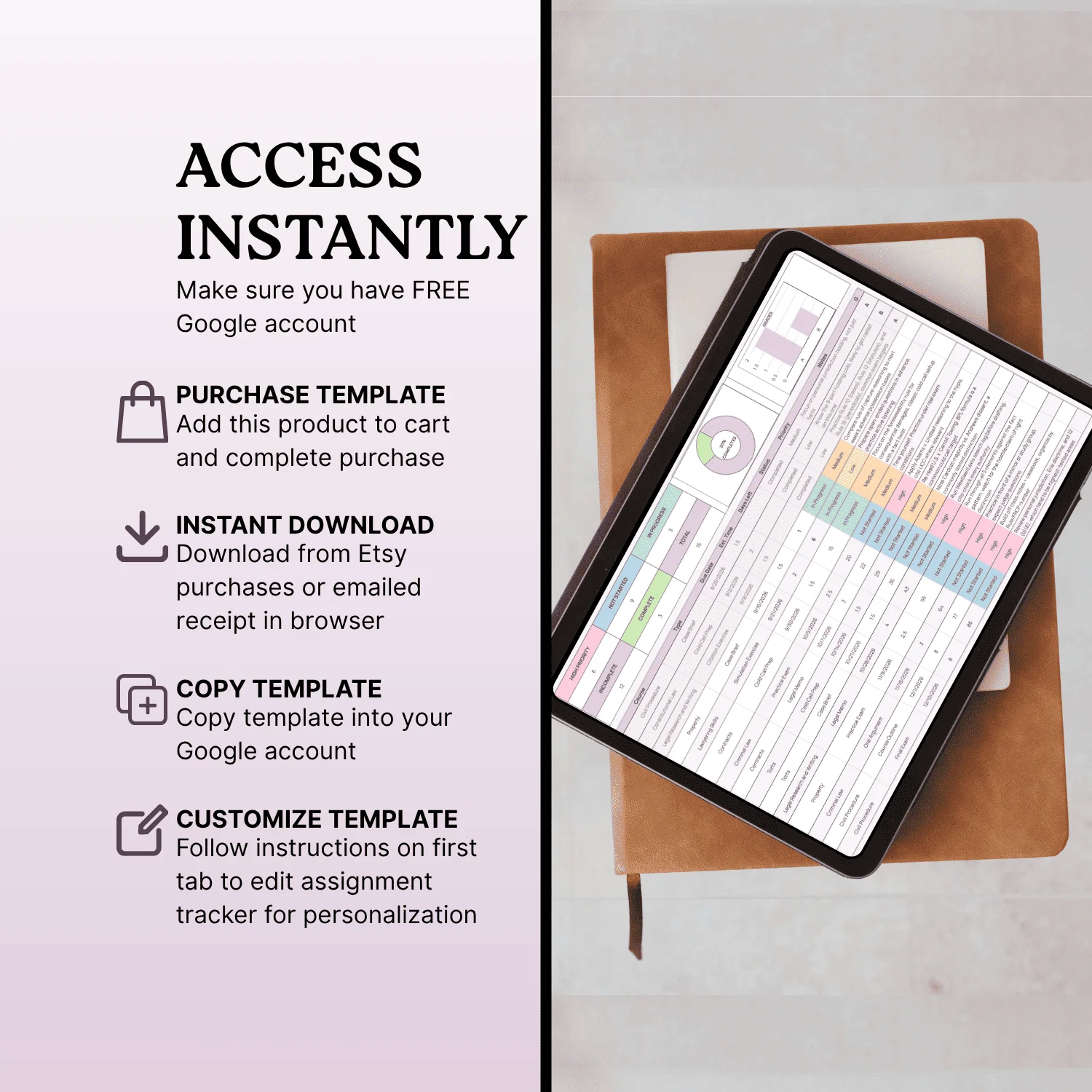 Law School Assignment Tracker L1 product image (5)