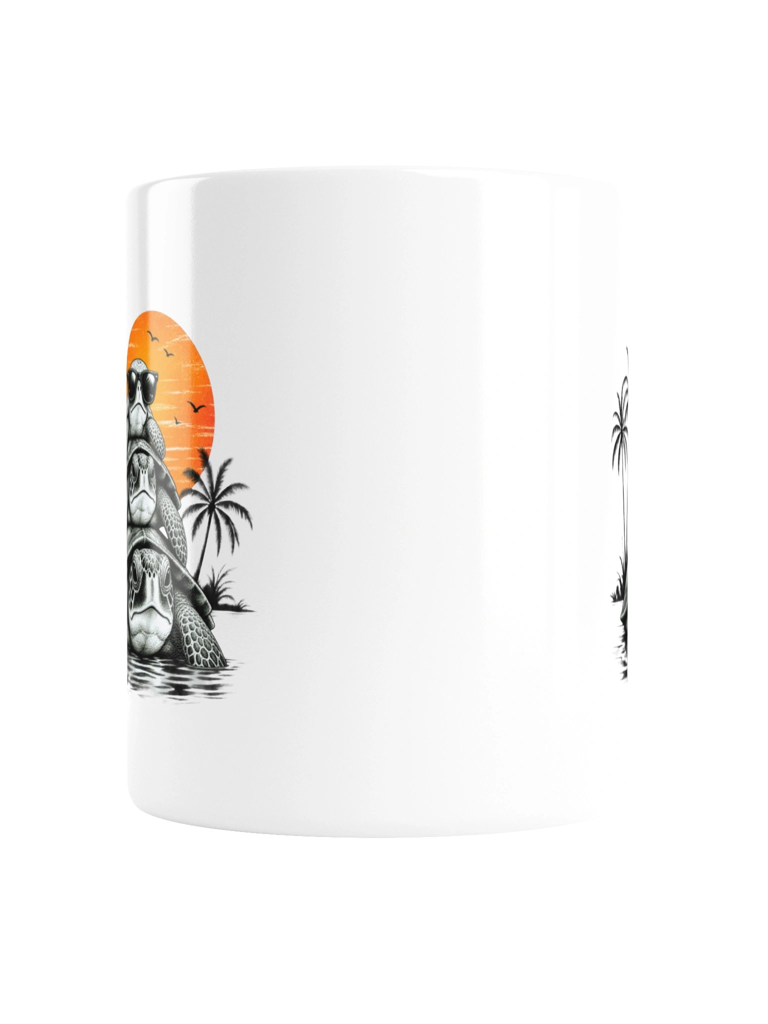 Slow Life Turtle Ceramic Mug product image (5)