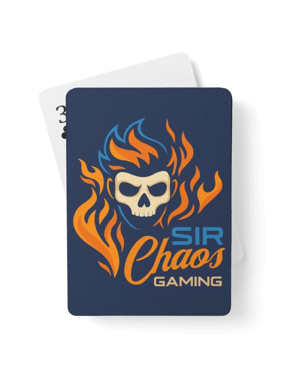 Sir Chaos Gaming Logo Playing Cards product image (1)