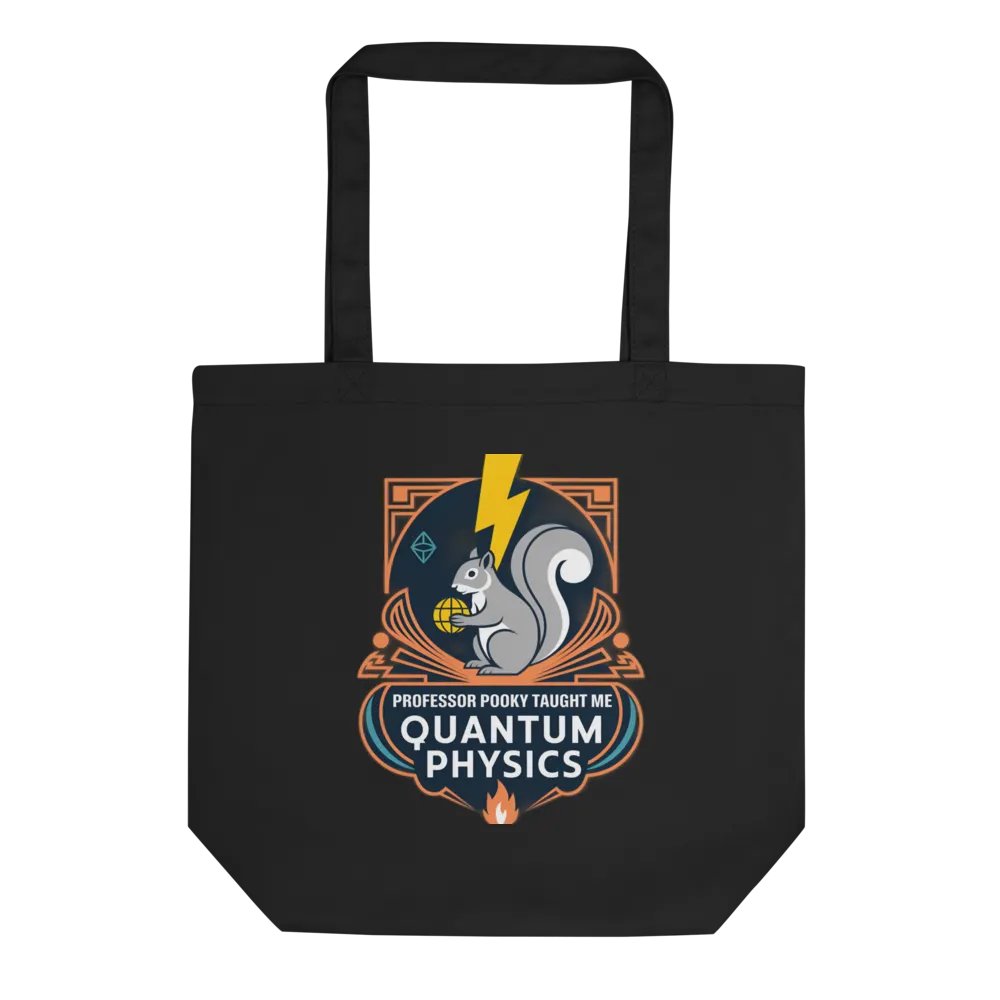Quantum Physics Squirrel Emblem Tote Bag product image (1)