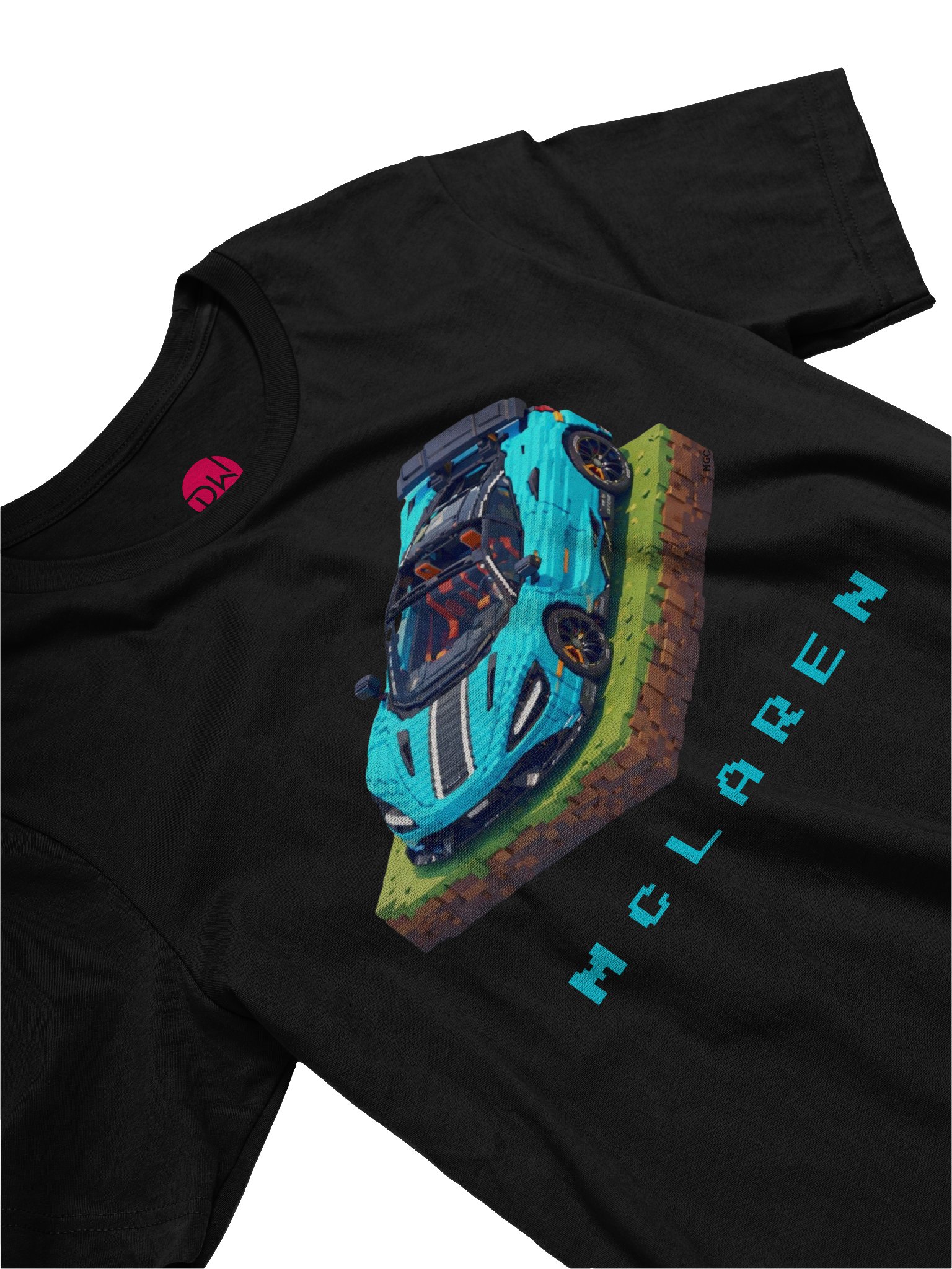 Tokyo Cyan McLaren 765LT Spider Shirt (Pixel, Retro, Minecraft) product image (19)