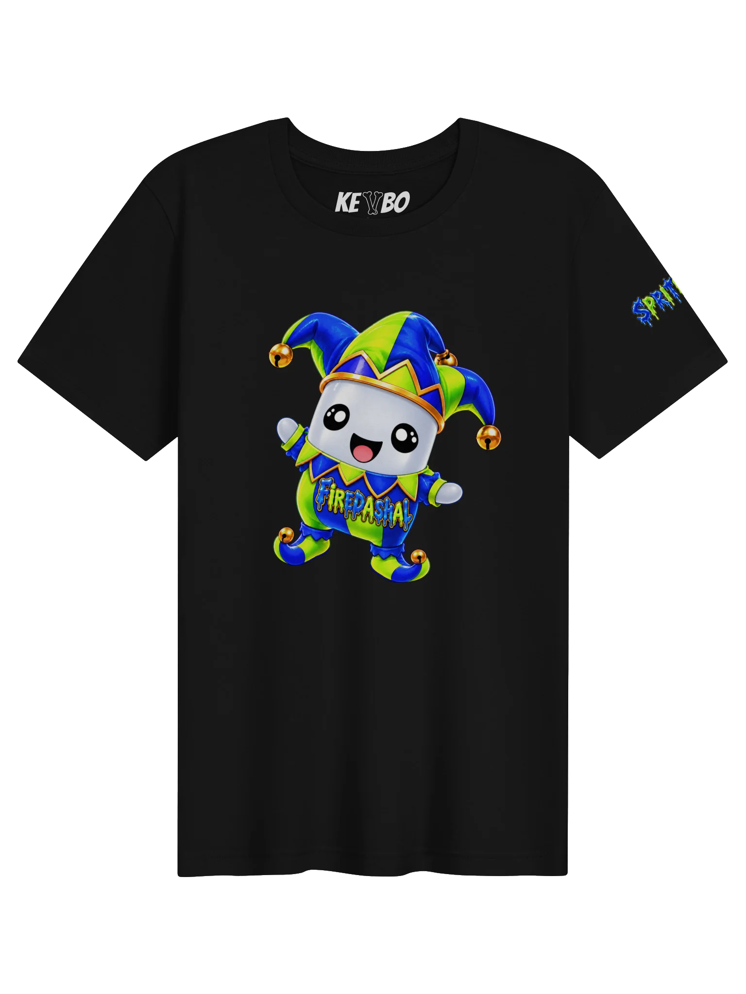 SPRITEFEST "Jester Sprite" Black ADULT T-Shirt product image (1)