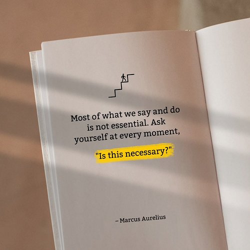Before you speak, act, or react… pause and ask:
👉 Is this truly necessary?
Clarity begins with fewer, but wiser choices.

#ma...