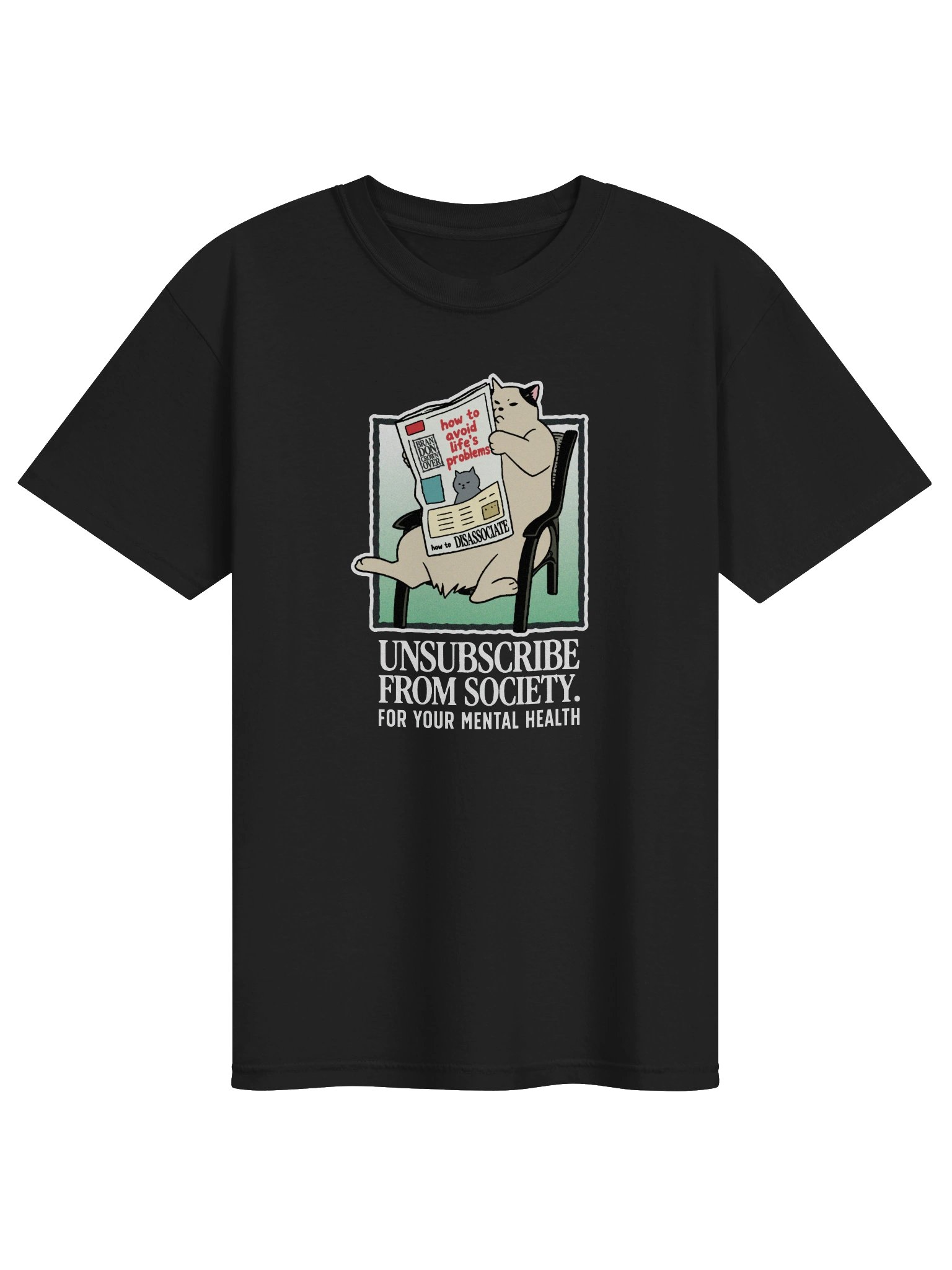 Unsubscribe Tee - DARK product image (2)