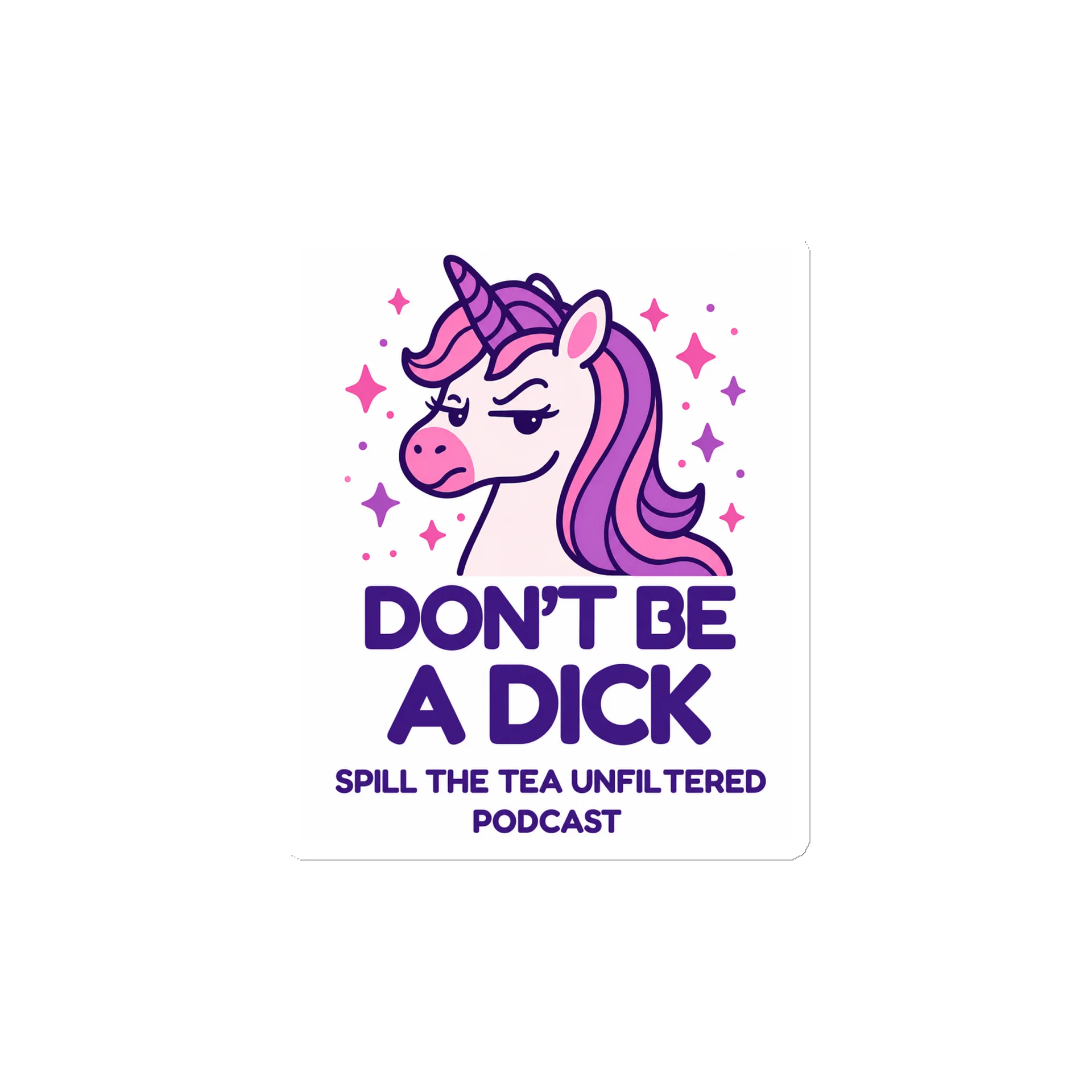 Don’t Be a Dick Unicorn Magnet product image (1)