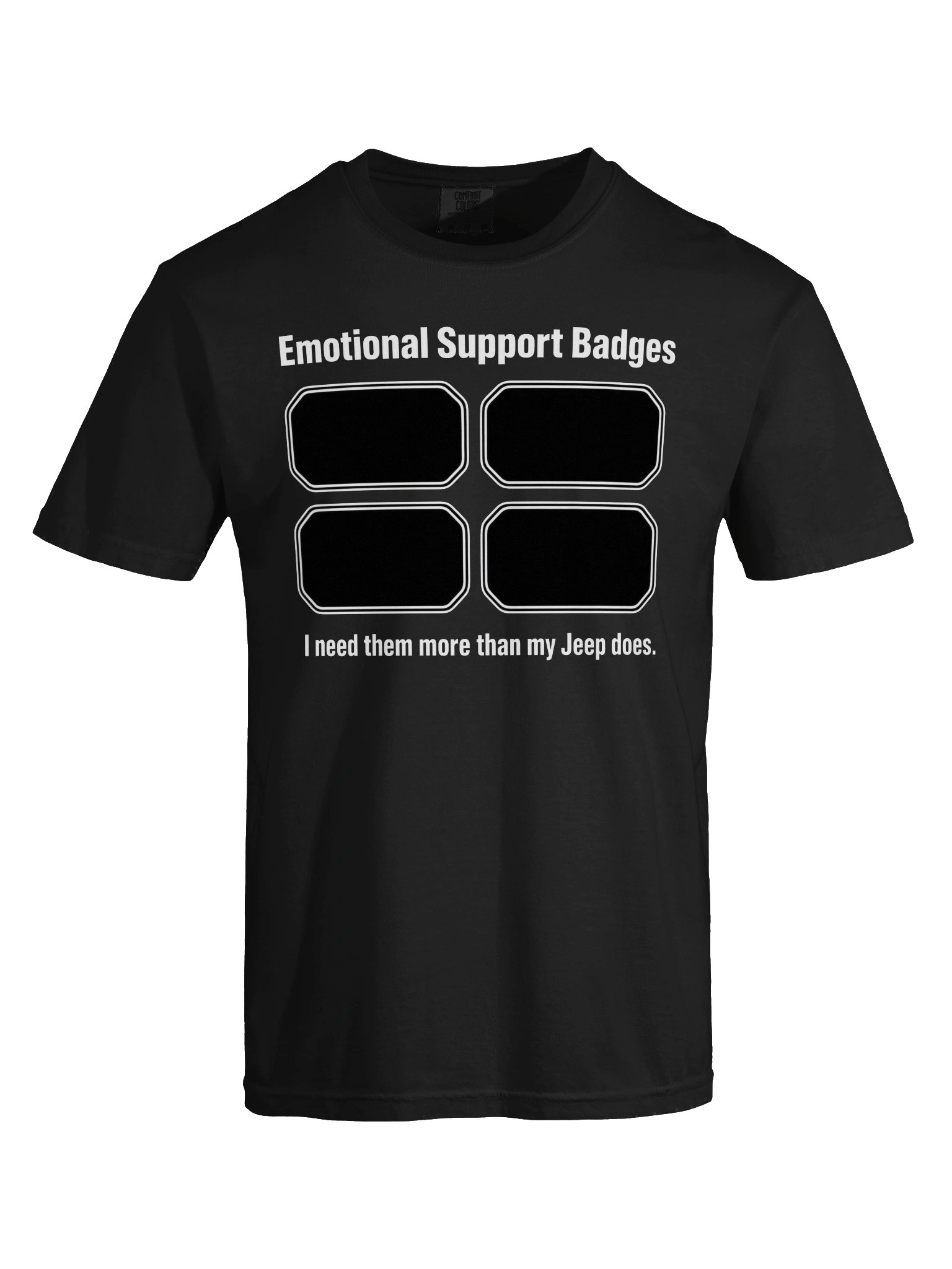 Emotional Support Badges Tee product image (5)