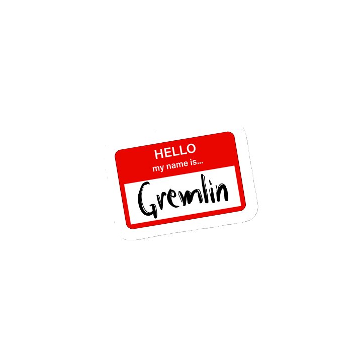 Hello, my name is... Magnet product image (1)