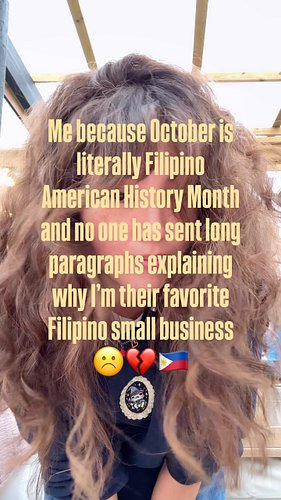 pls tell me i’m your fave? ☹️
.
.
.
#filipinoamericanhistorymonth #filipinosmallbusiness