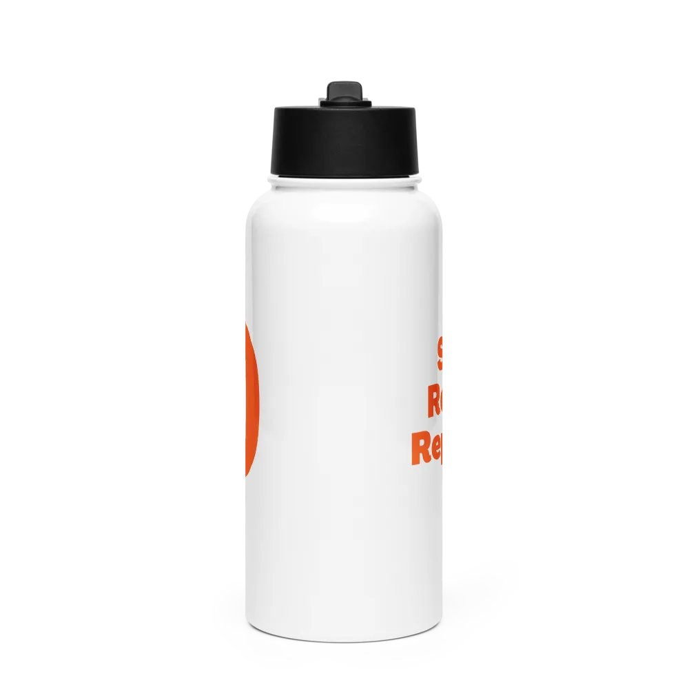 Water Bottle "Sip, Read, Repeat" Bottle Orange product image (2)