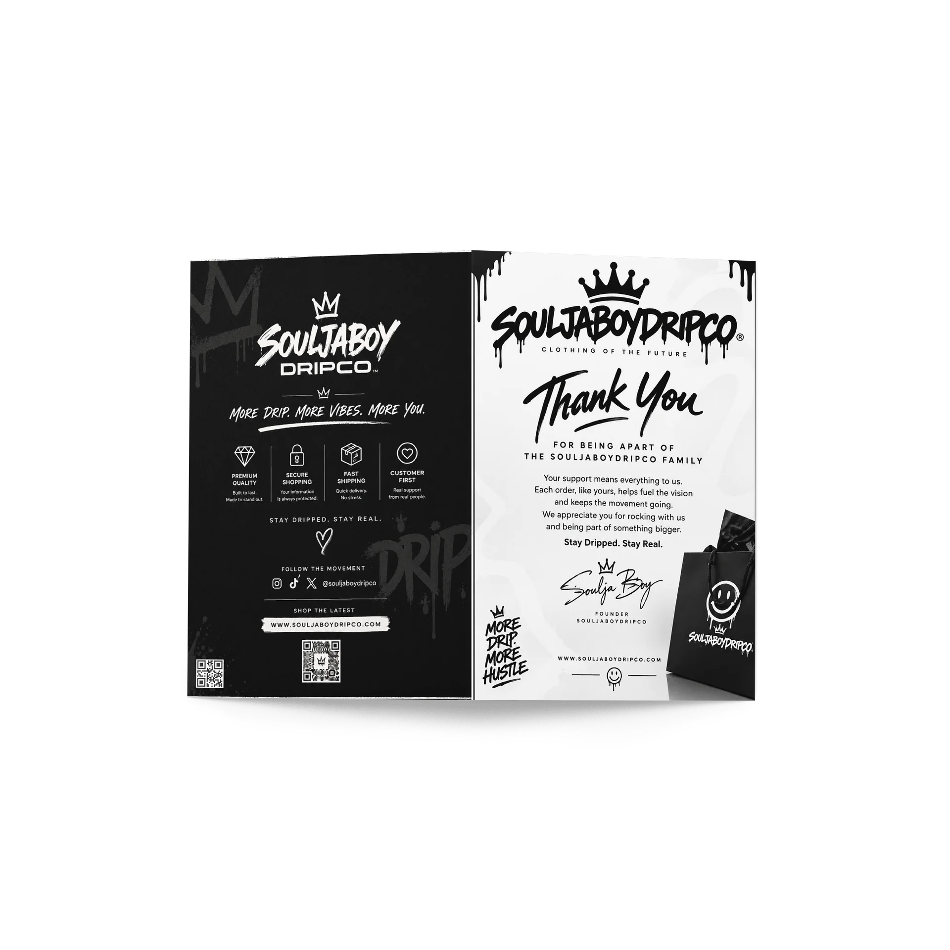 SouljaBoyDripCo Thank You Greeting Card product image (4)