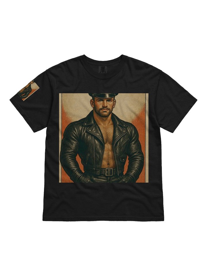 Limited Edition: Gay Leather Biker Daddy Tom of Finland Tribute Berlin German Pride Graphic Design T-Shirt product image (2)