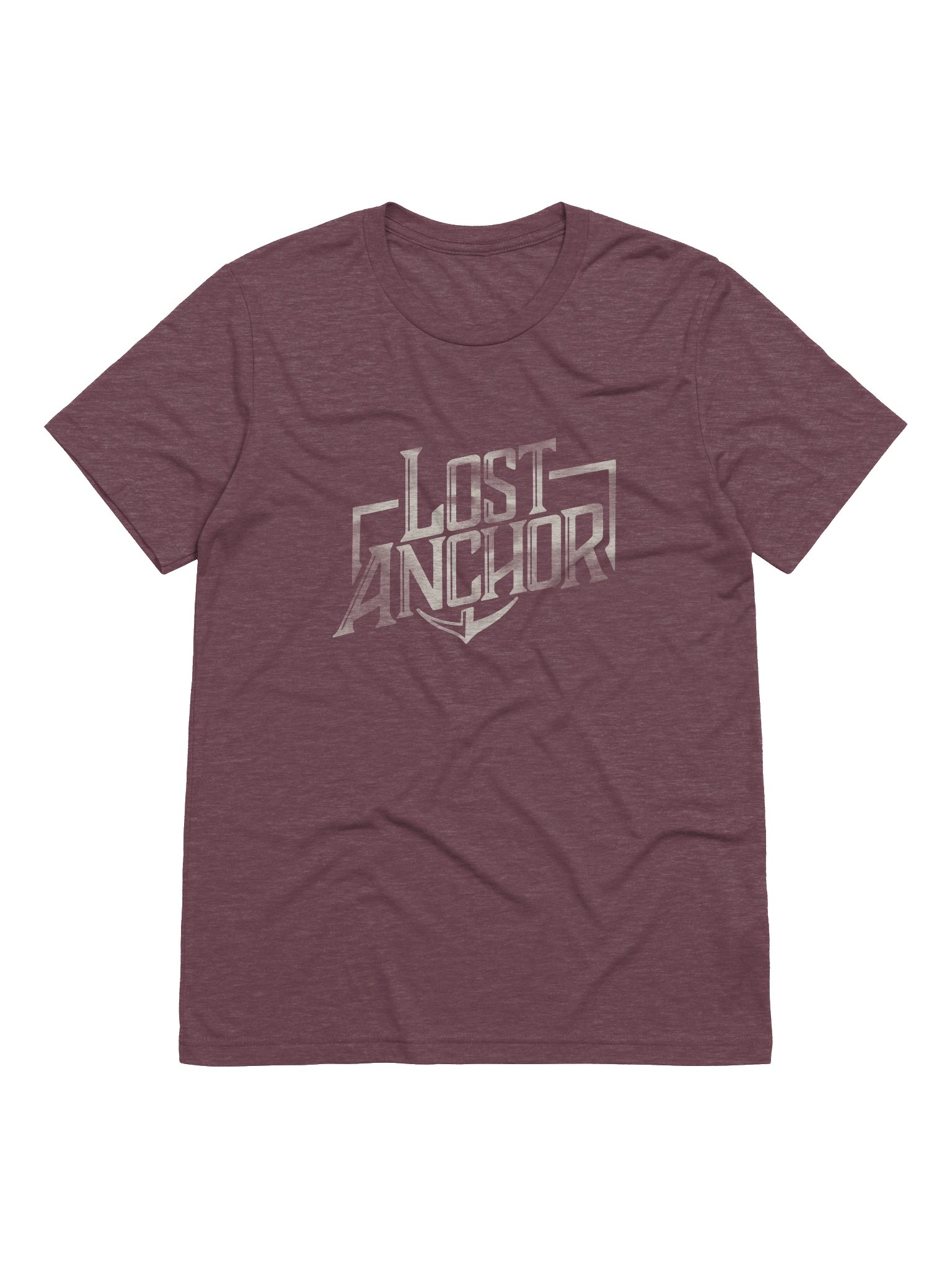Lost Anchor Logo Tee - Maroon product image (1)