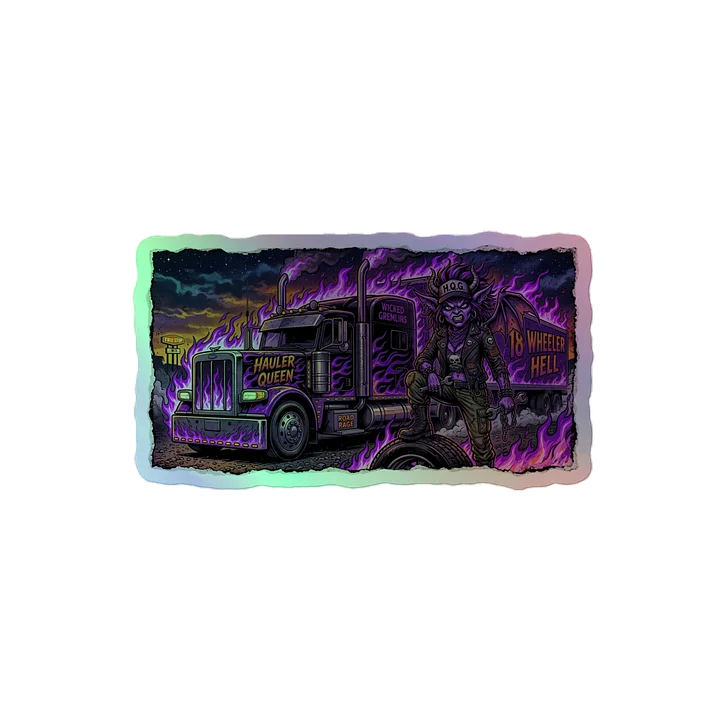 Hellish Hauler Kiss-Cut Sticker Sheet product image (2)