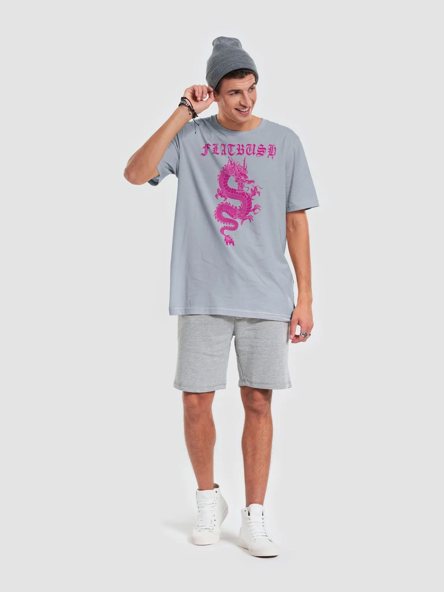 Flatbush Dragon light blue tee product image (6)