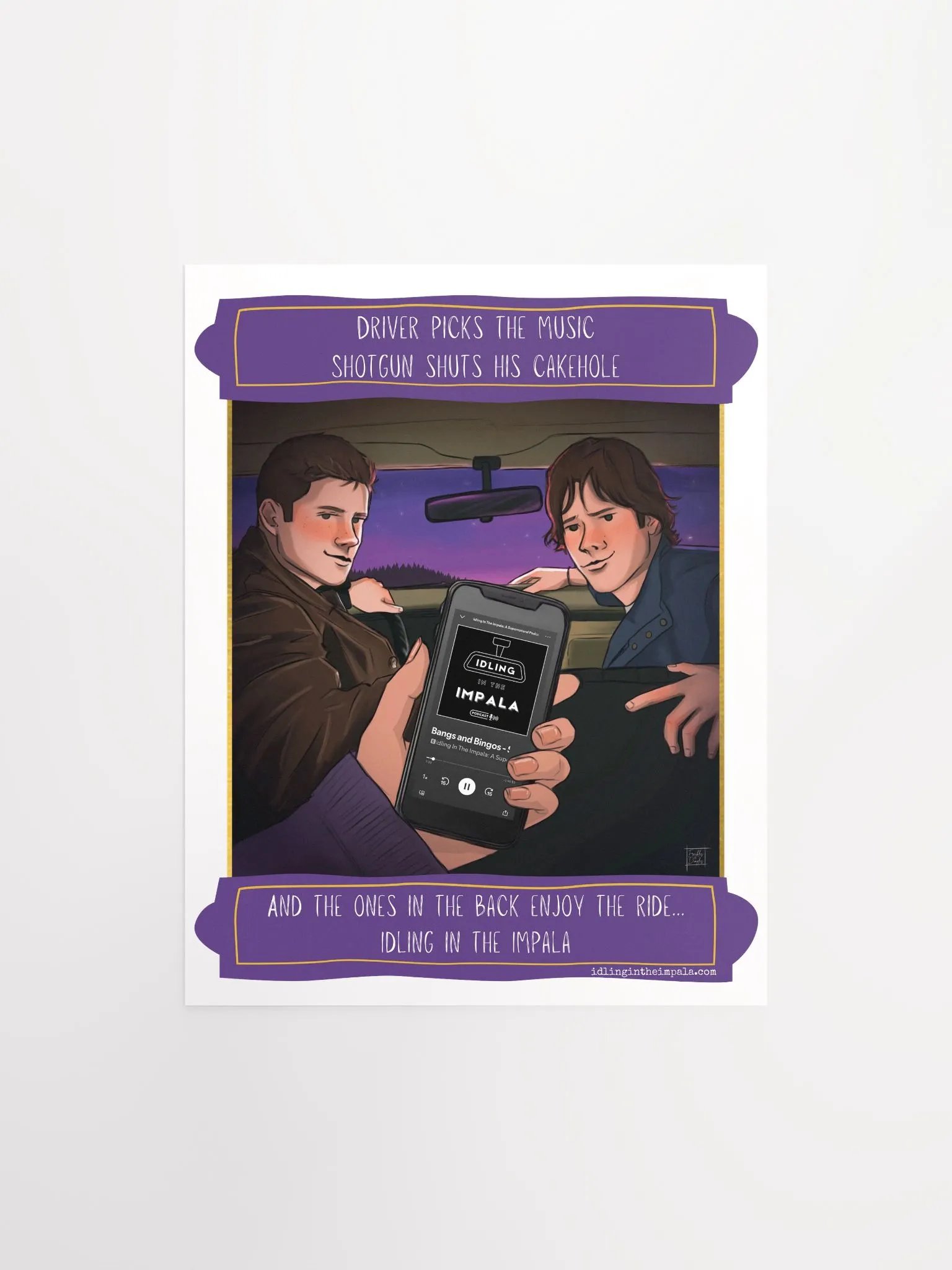 Backseat Poster - Bangs and Bingos product image (1)