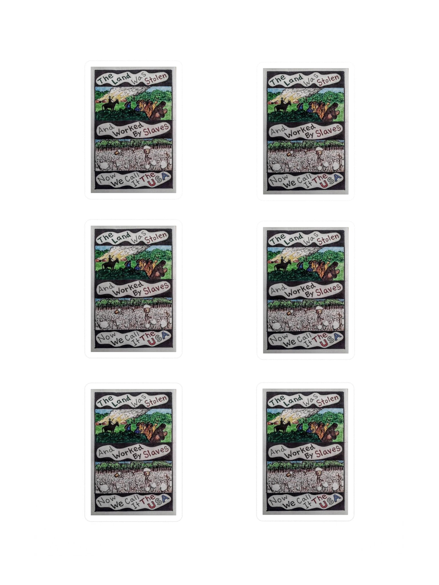 Now We Call It The USA Sticker Sheet product image (3)