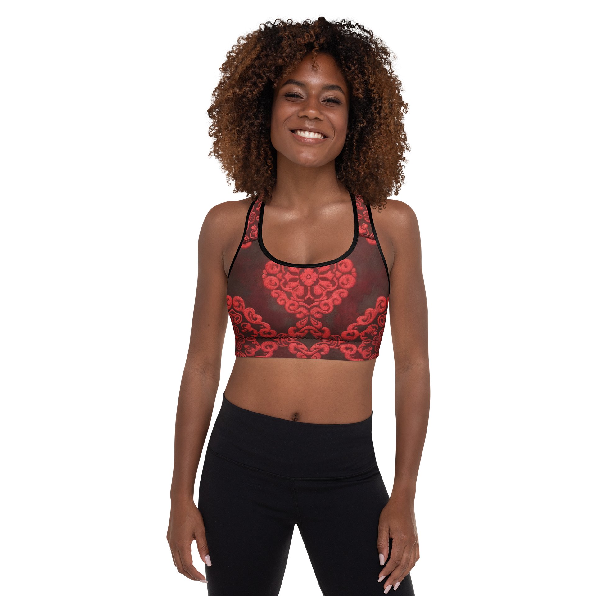 Damask Dreams Padded Sports Bra product image (4)