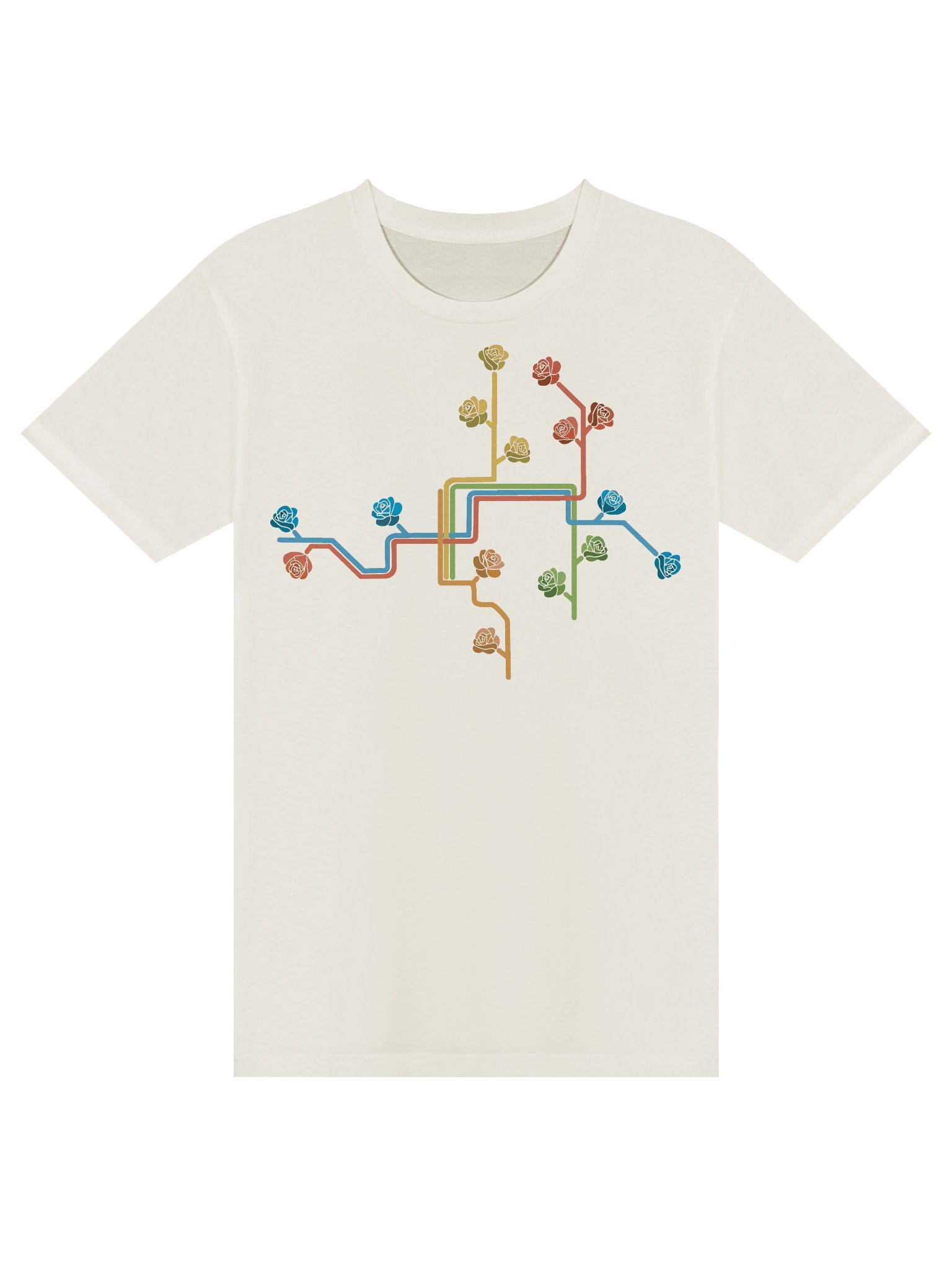 Blooming Portland Transit Map - The T-Shirt product image (4)