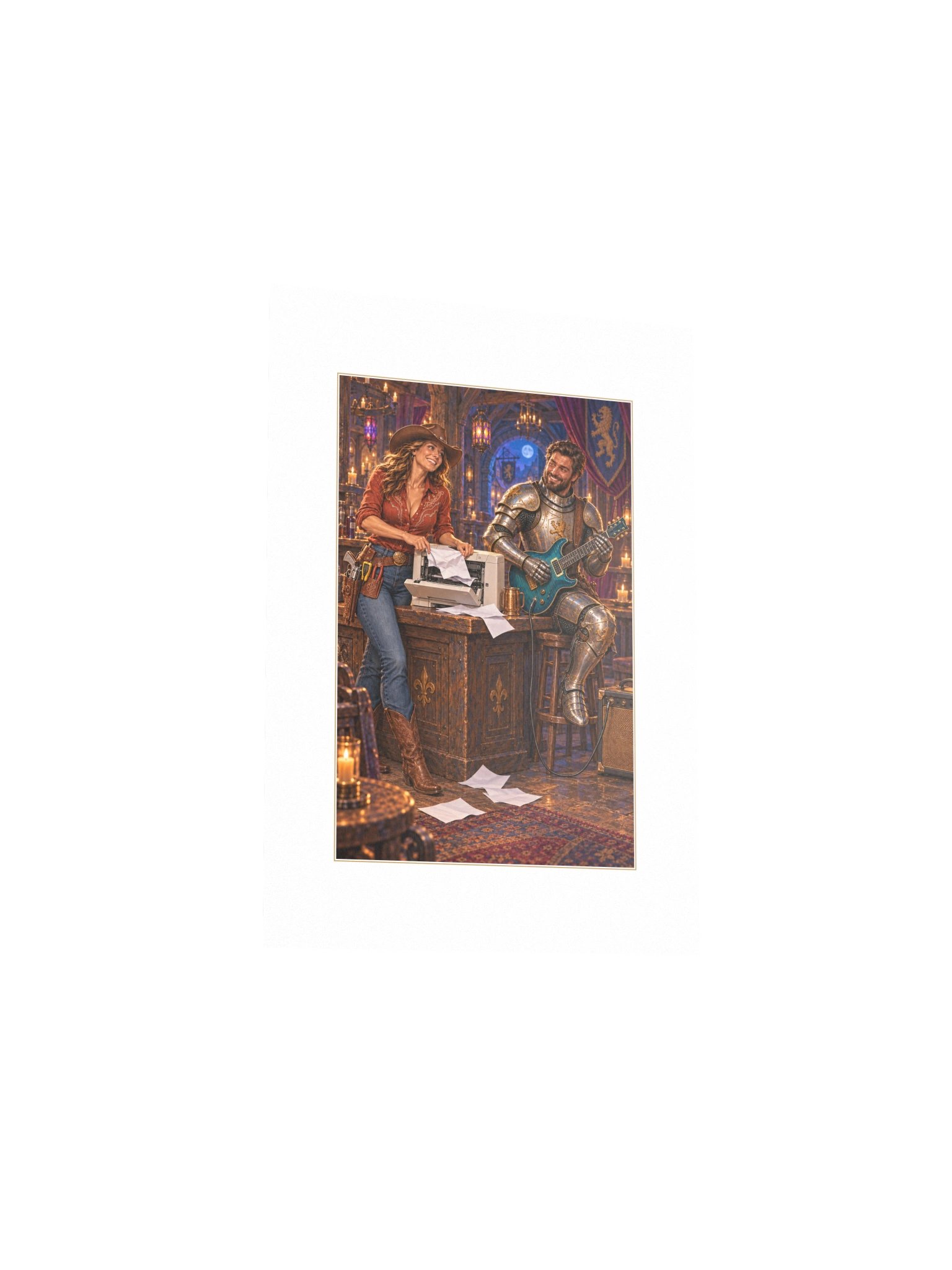 Printer Jam Small Art Print product image (3)