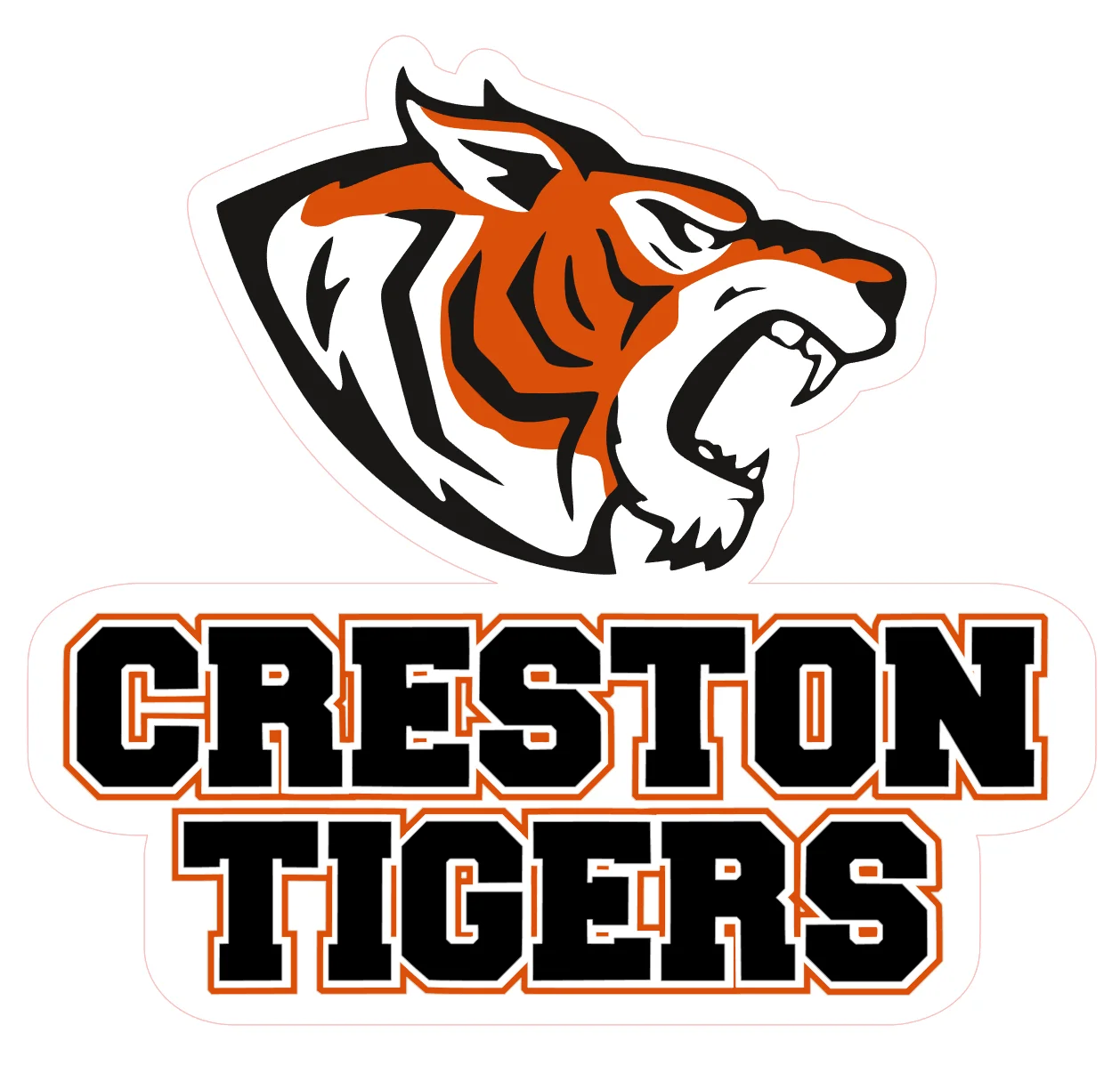 Creston Tigers Sticker product image (1)