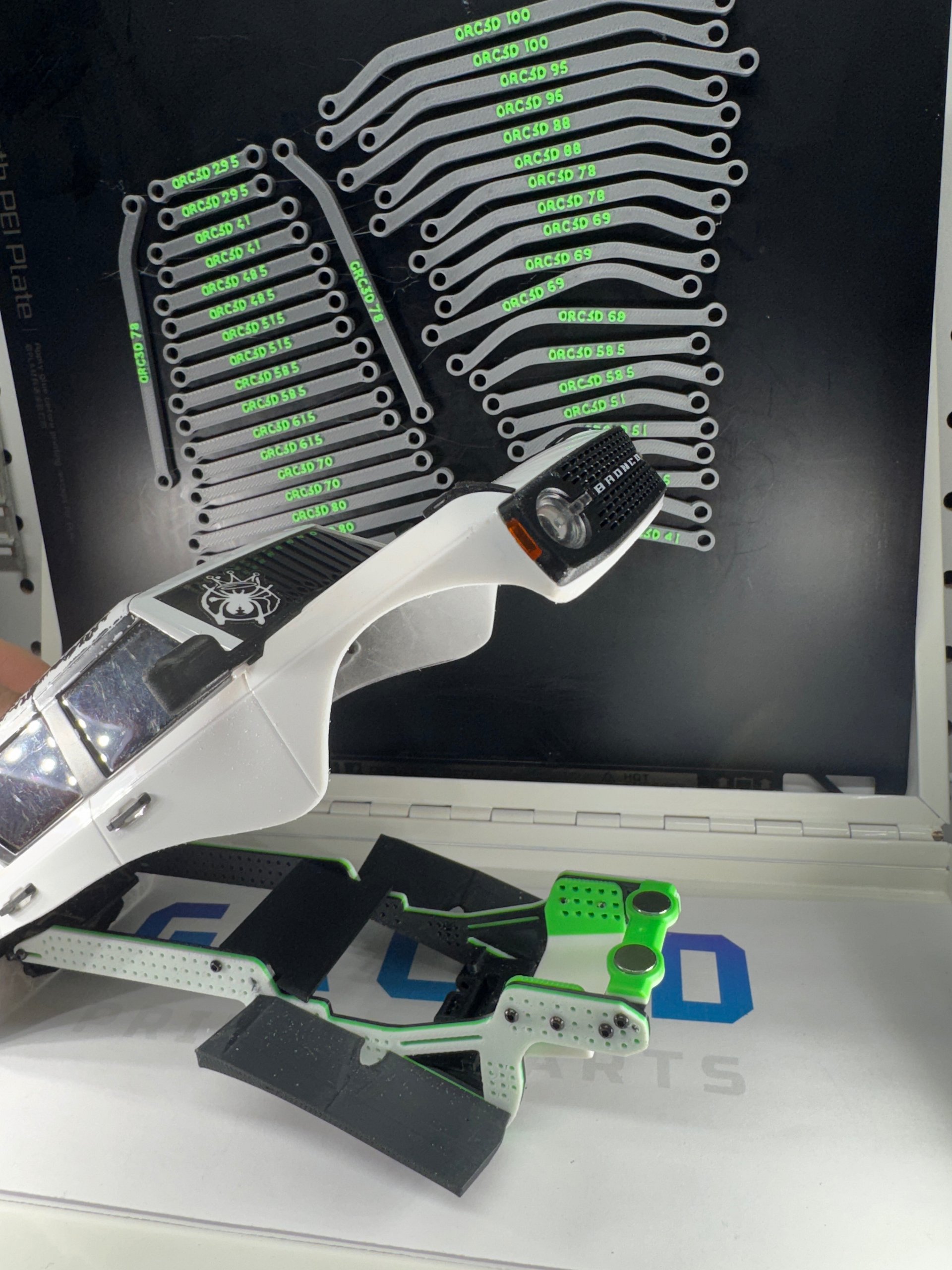 GRC3D LCG (Bronco) Comp Chassis w/ 20deg Skid product image (12)