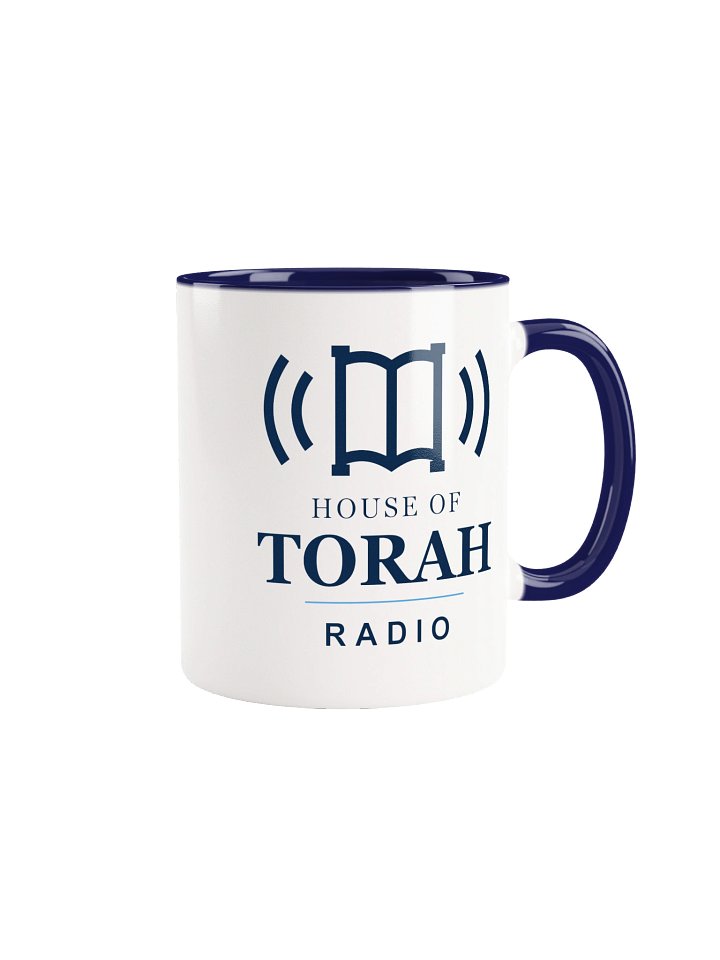 House of Torah Radio Mug — Navy