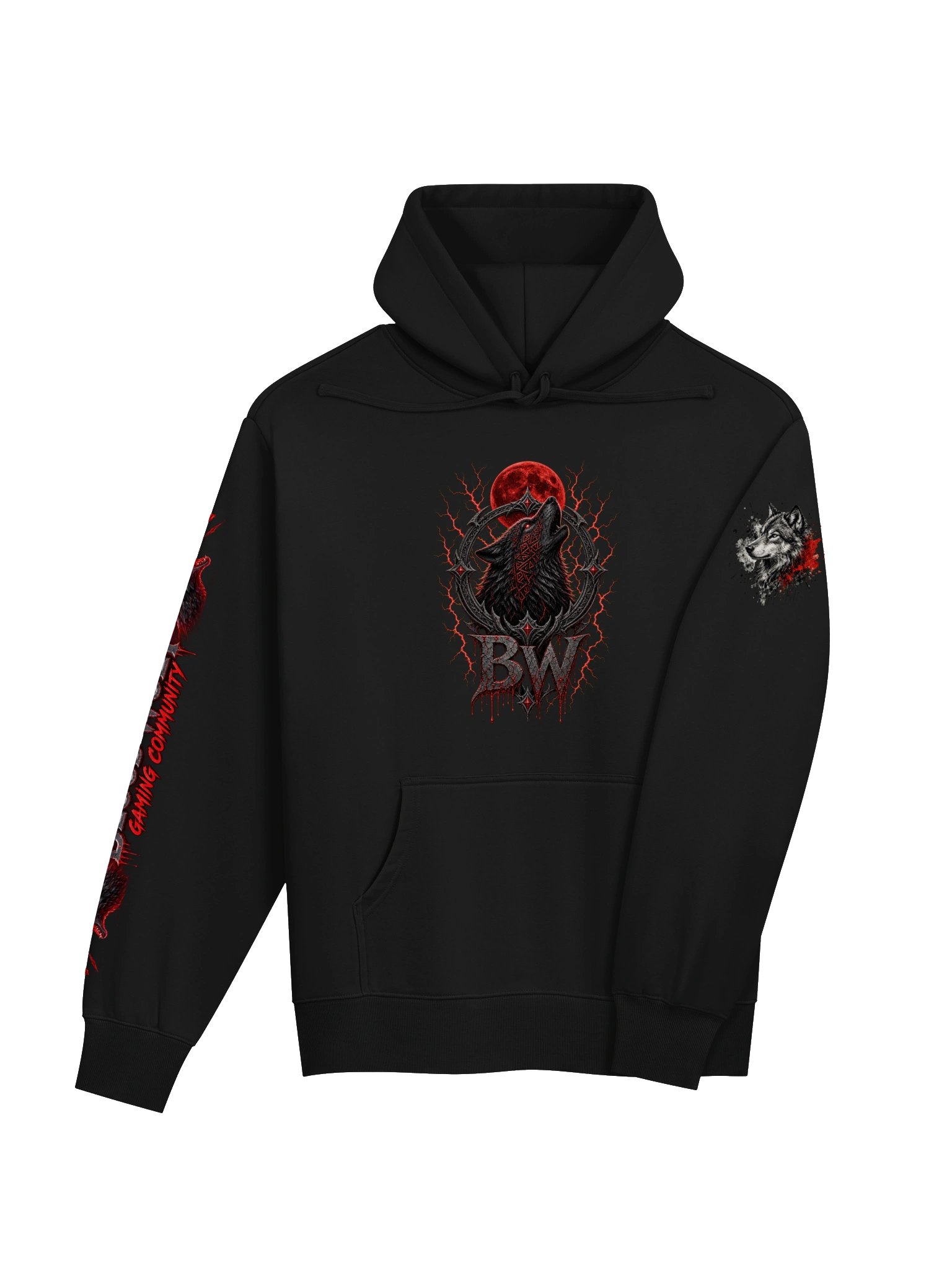 Blood Wolf Emblem Heavy Hoodie product image (19)