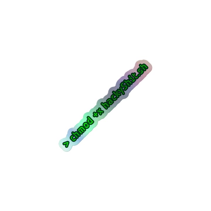 Hacky Sh*t - Terminal (Holo) product image (1)