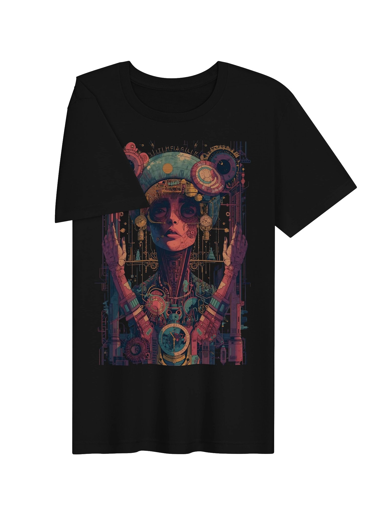 Bohemian Cyborg Girl Lightweight T-Shirt product image (6)