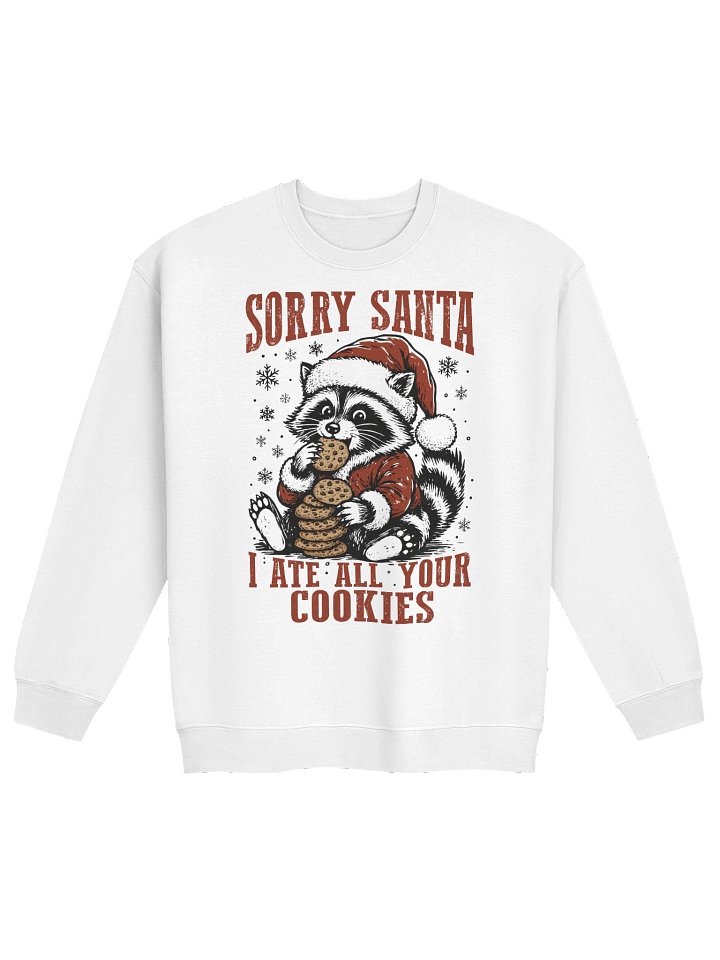 Santa's Cookie Bandit Crewneck Sweatshirt product image (2)