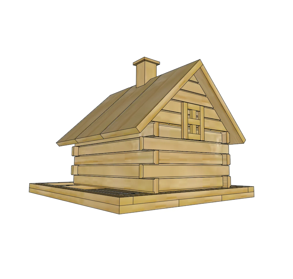 Cabin Bird Feeder Digital Plans product image (3)