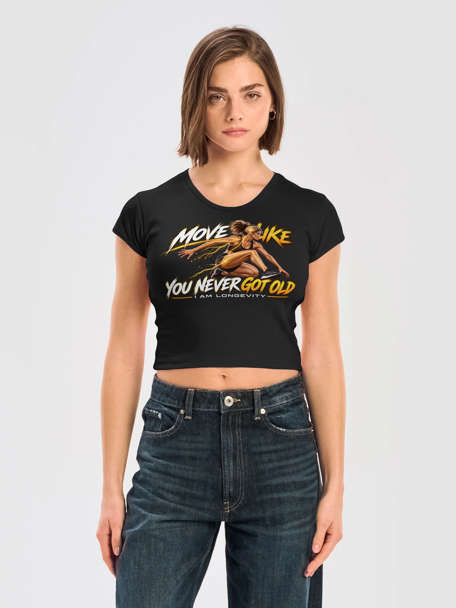 Move Like You Never Got Old Crop Tee product image (3)