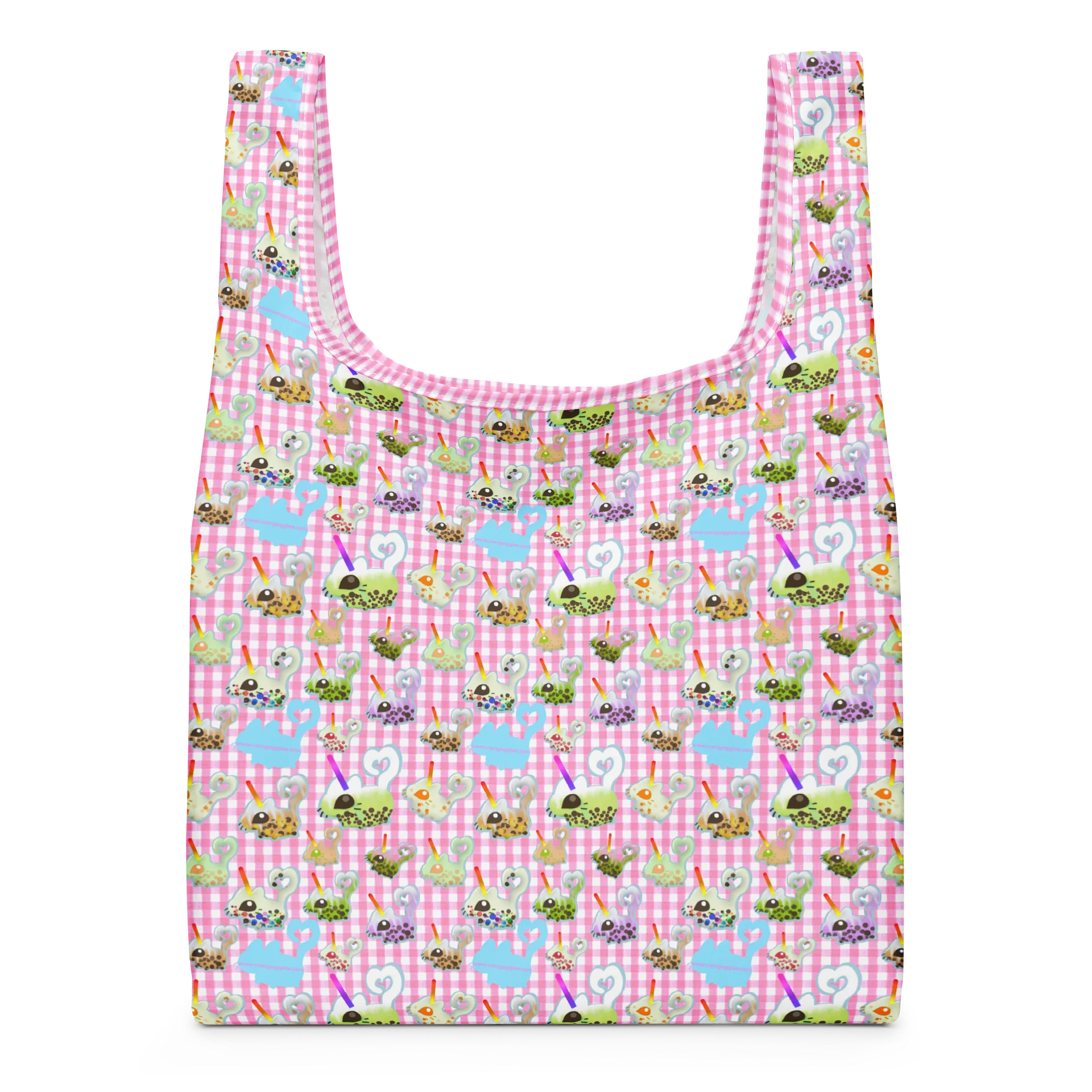 boba vanny pattern reusable shopping bag product image (2)