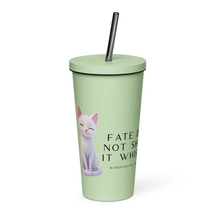 Claudia Insulated Tumbler with Straw - Light product image (1)