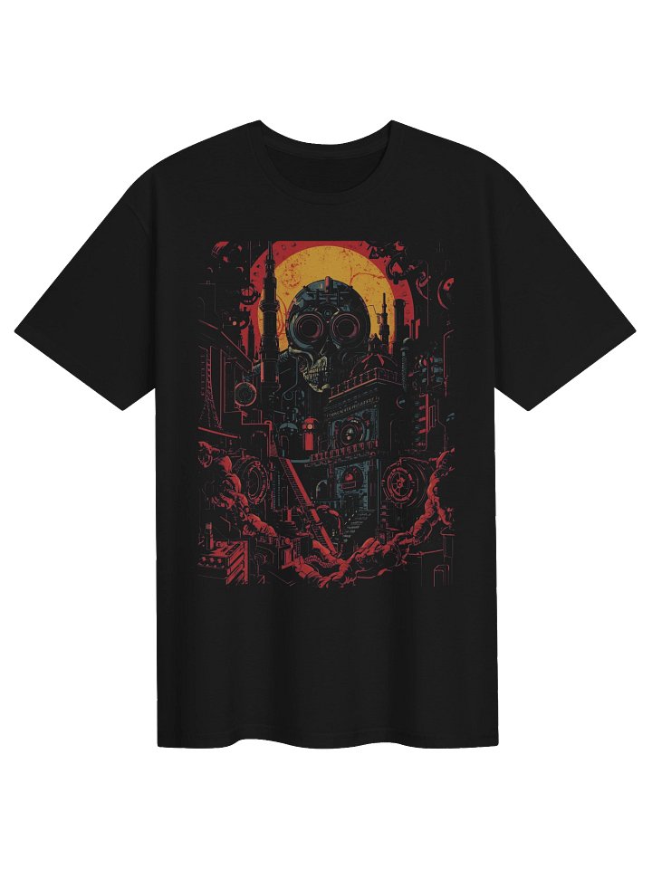 Dystopian Sun Skull T-Shirt product image (1)